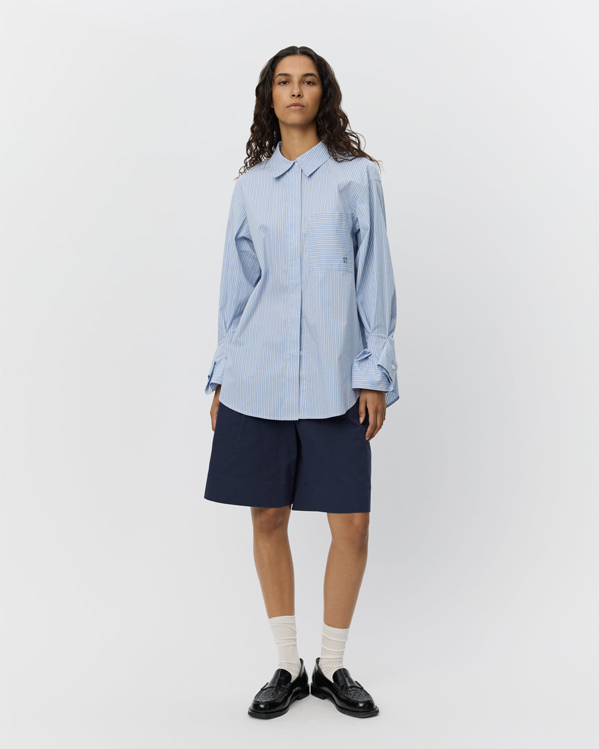 Sofie Schnoor WOMEN ABBYSW SHIRT Shirt 5092 Blue striped