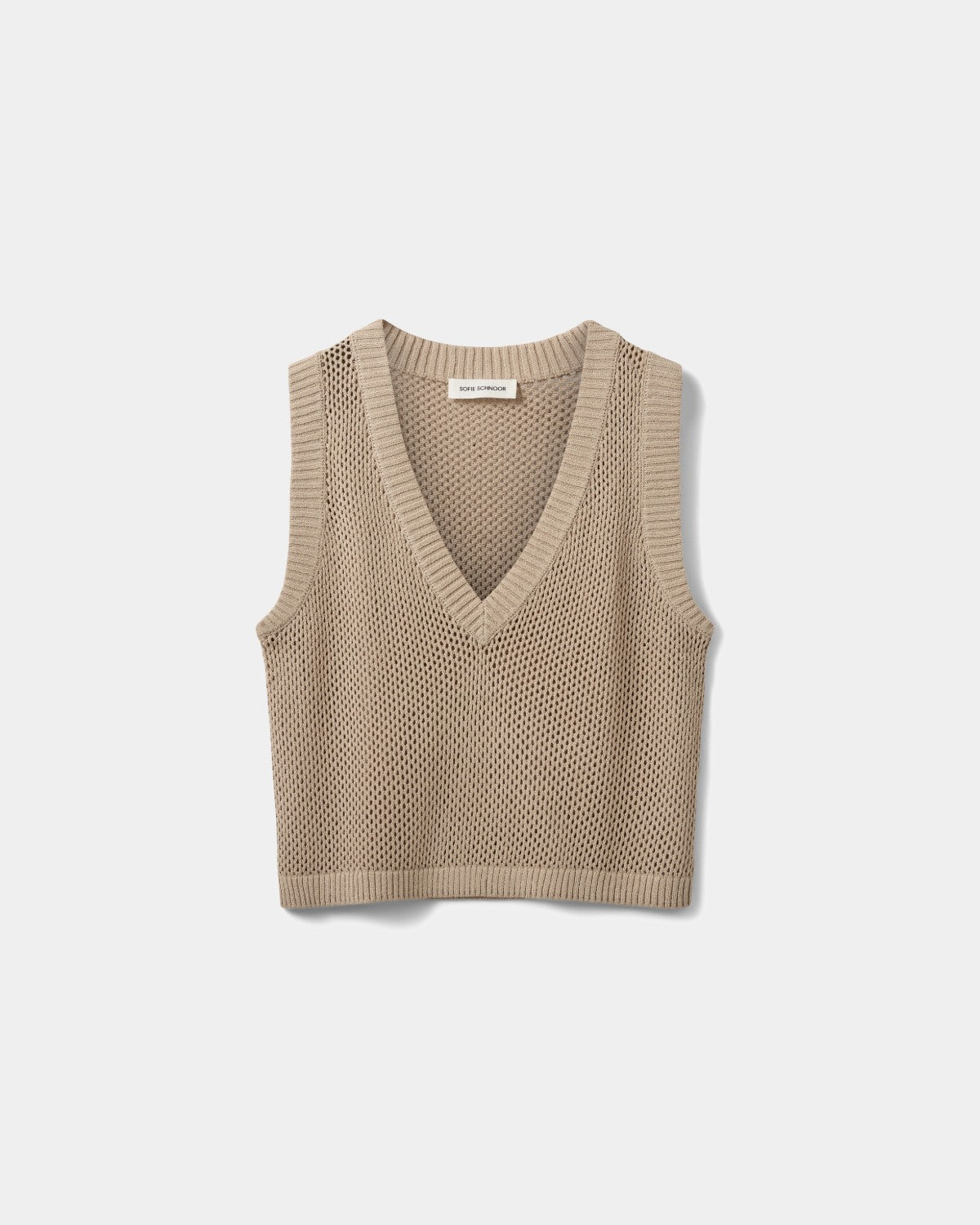Sofie Schnoor WOMEN AELLESW STRIK VEST Strik 8058 Feather Gray
