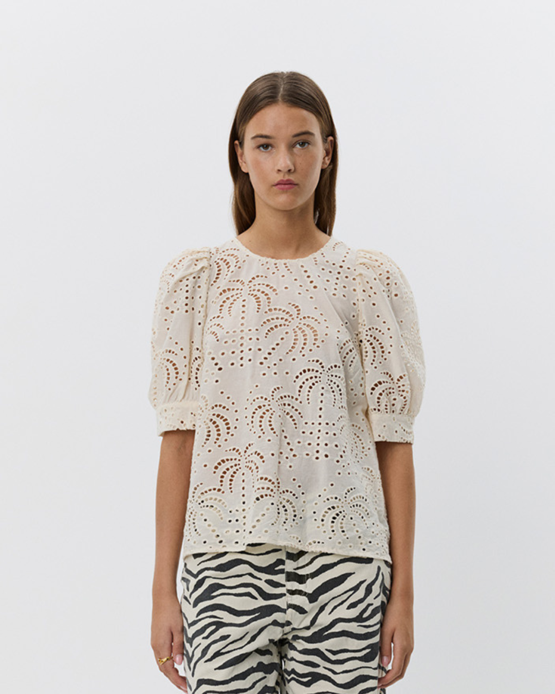 Sofie Schnoor WOMEN AHLIASW BLUSE Bluse 0101 Off white