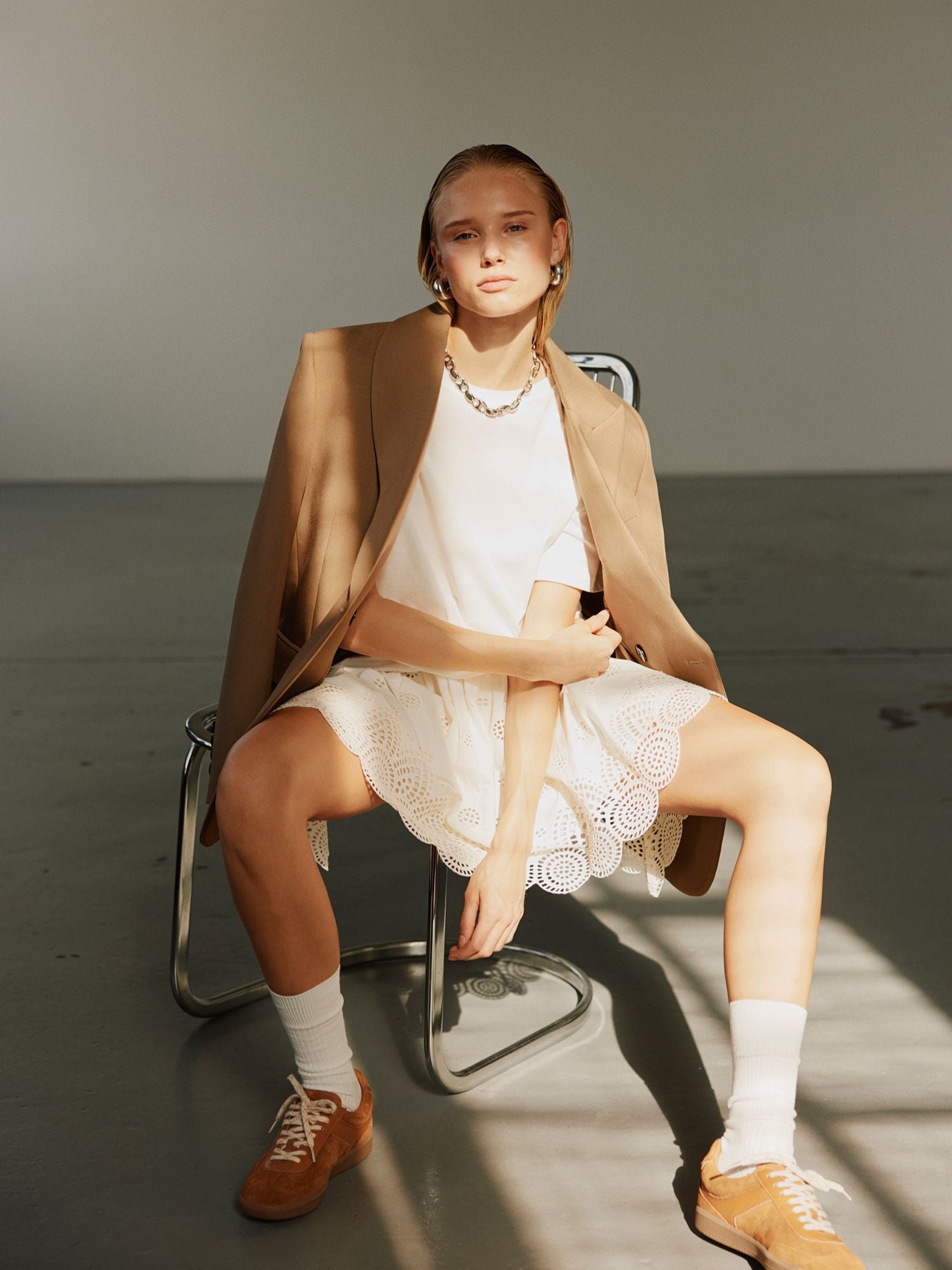 Sofie Schnoor WOMEN ALBERTASW NEDERDEL Nederdel 0101 Off white