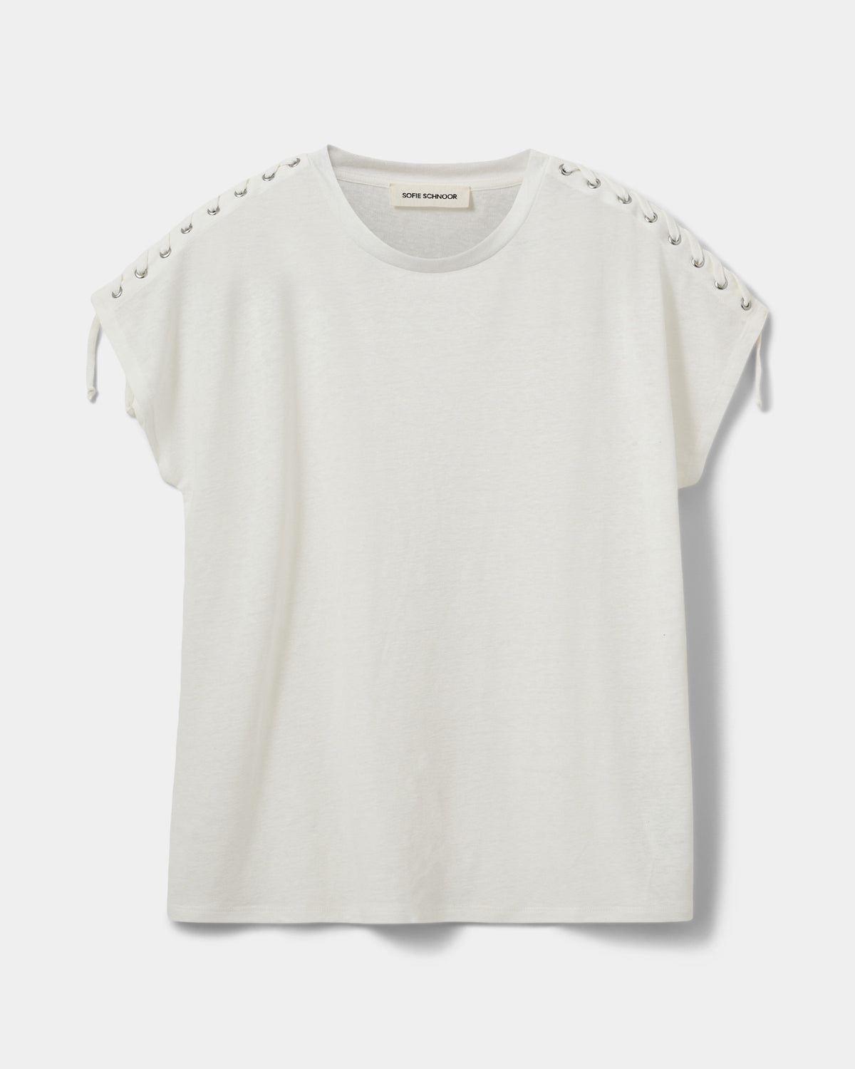 Sofie Schnoor WOMEN ALEIDSW HØR MIX T-SHIRT T-shirt 0101 Off white