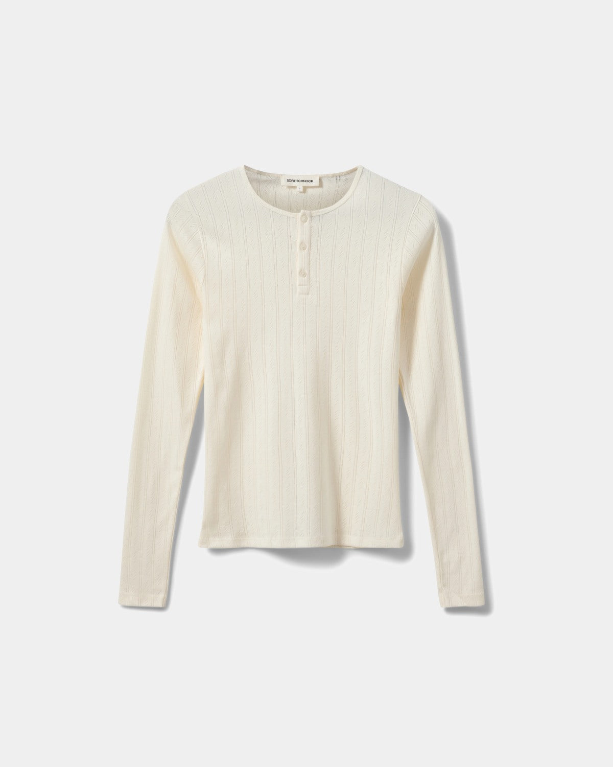 Sofie Schnoor WOMEN ALICIASW T-SHIRT LANGÆRMET T-shirt lang ærmet 0109 Off White