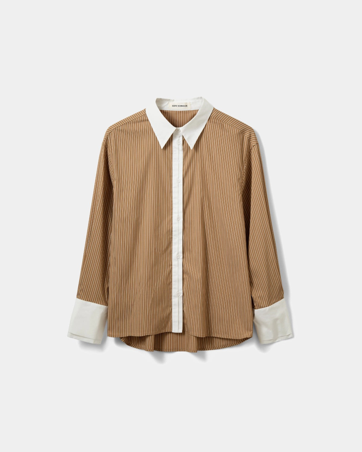 Sofie Schnoor WOMEN ALLISONSW SKJORTE Skjorte 7165 Maple Brown Striped