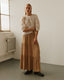 ALVILDASW SKIRT - Soft Brown