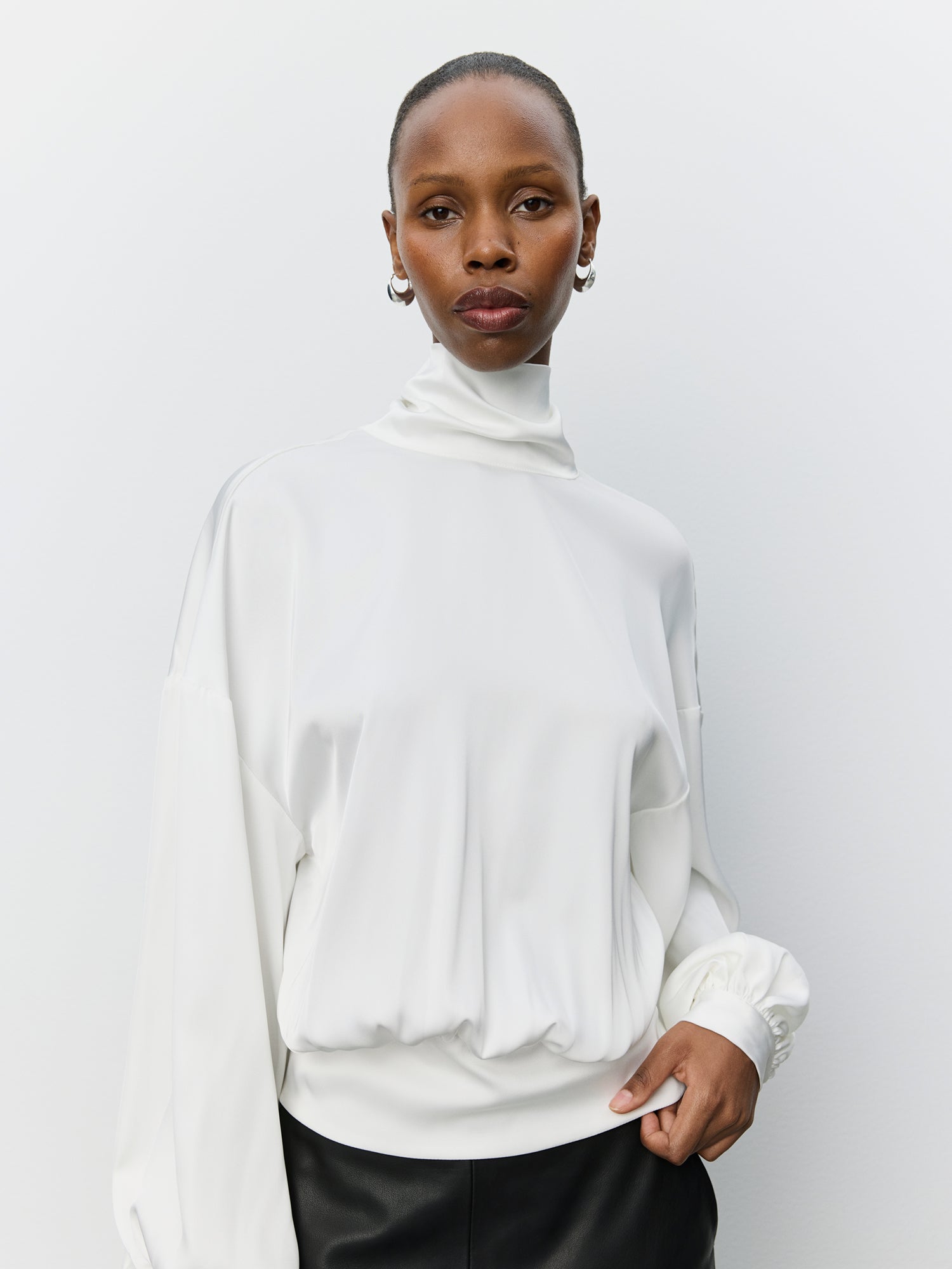 Sofie Schnoor WOMEN AMBERSW SATIN BLUSE Bluse 0101 Off white