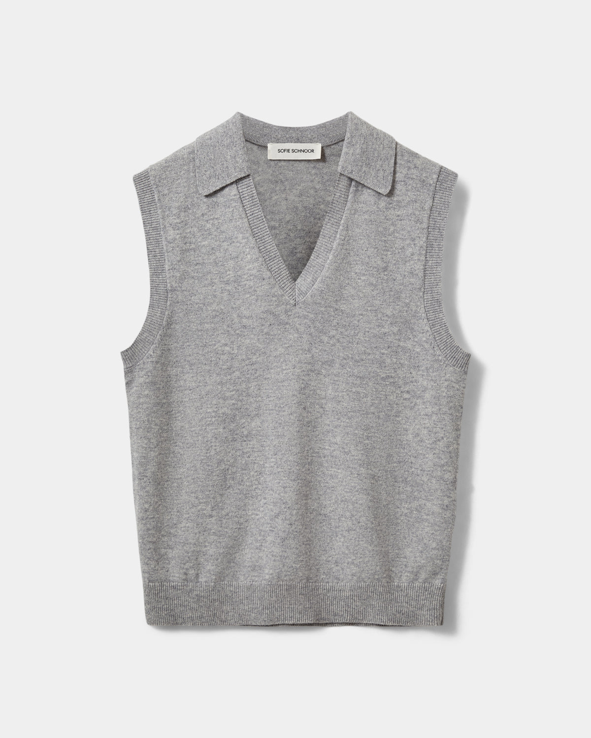 Sofie Schnoor WOMEN APPLESW VEST Vest 8010 Grey melange