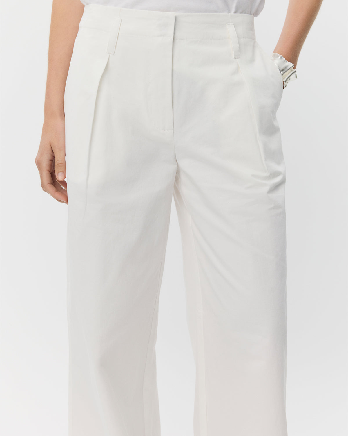 Sofie Schnoor WOMEN ATHENASW TROUSERS Trousers 0101 Off white
