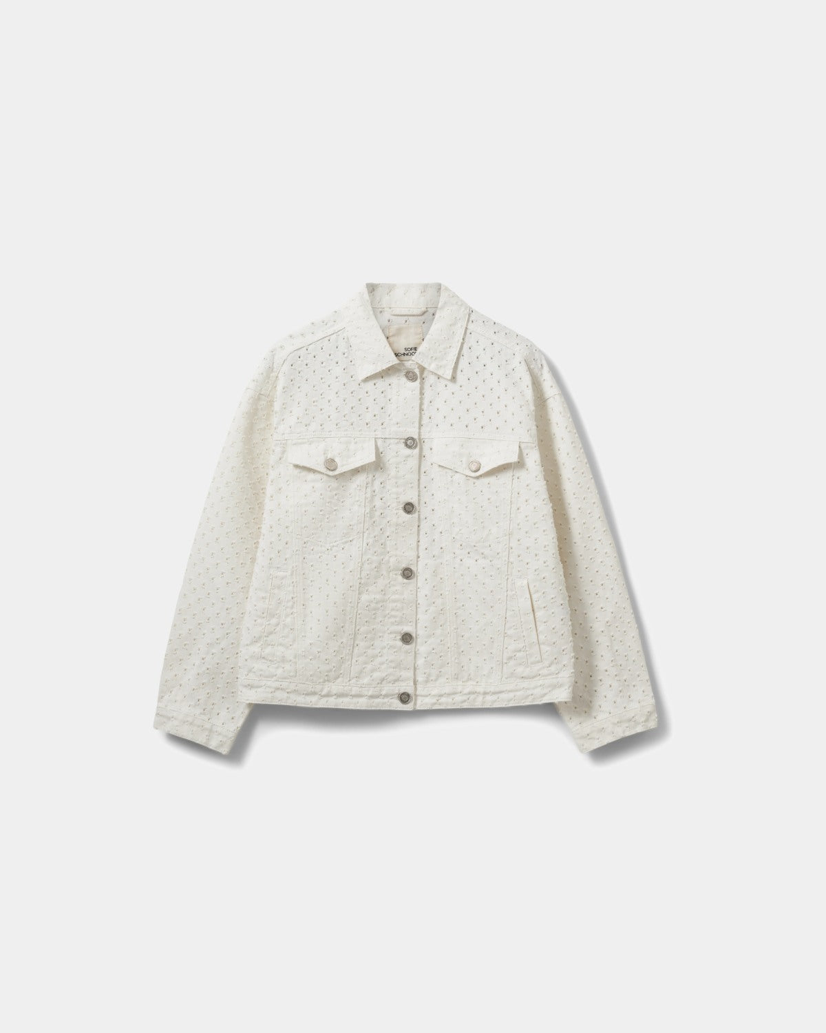 Sofie Schnoor WOMEN AUDREYSW OVERSIZE DENIM JAKKE Jakke 0101 Off white