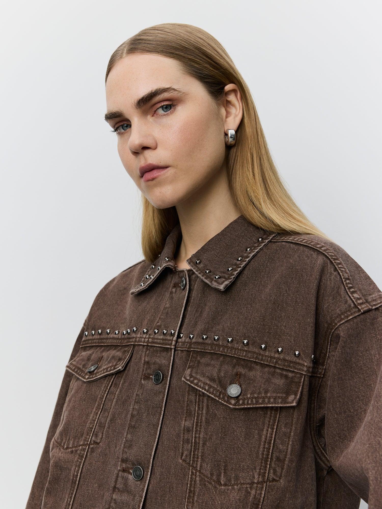 Sofie Schnoor WOMEN AUDRISW DENIMJAKKE Jakke 9099 Middle Brown