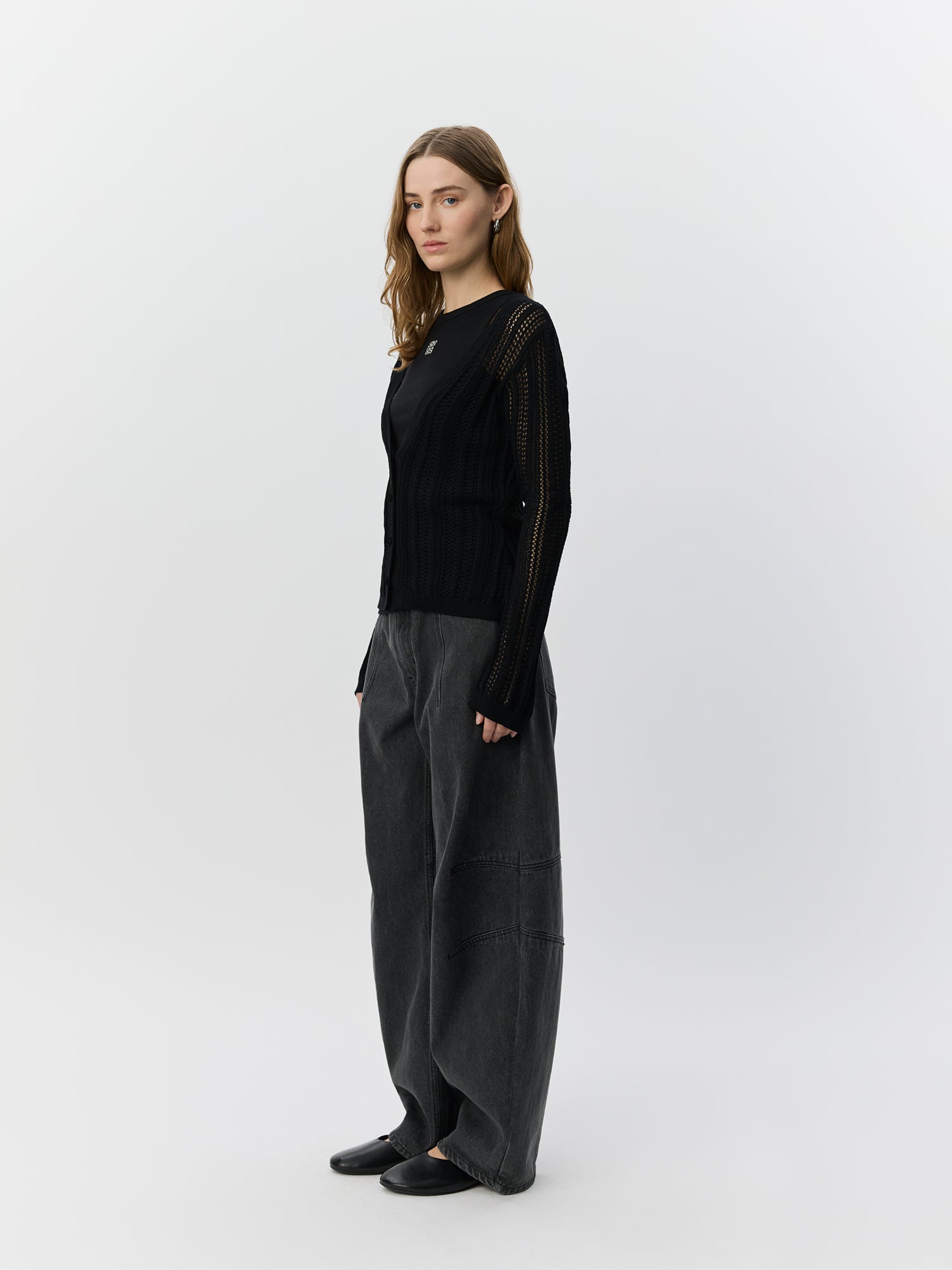 Sofie Schnoor WOMEN AYRASW STRIK CARDIGAN Strik 1000 Black