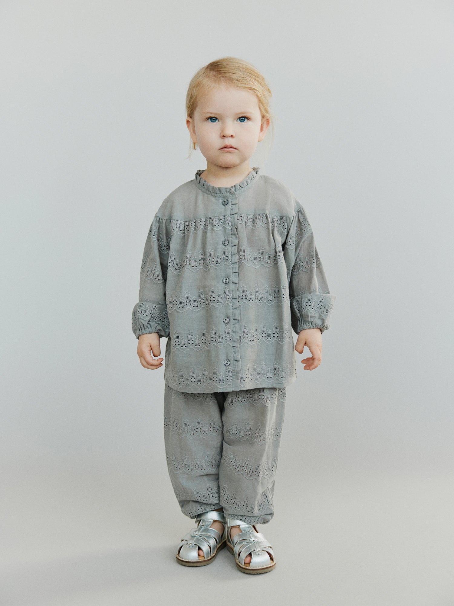 Sofie Schnoor KIDS AylinKB Skjorte Skjorte 8052 Stone Grey