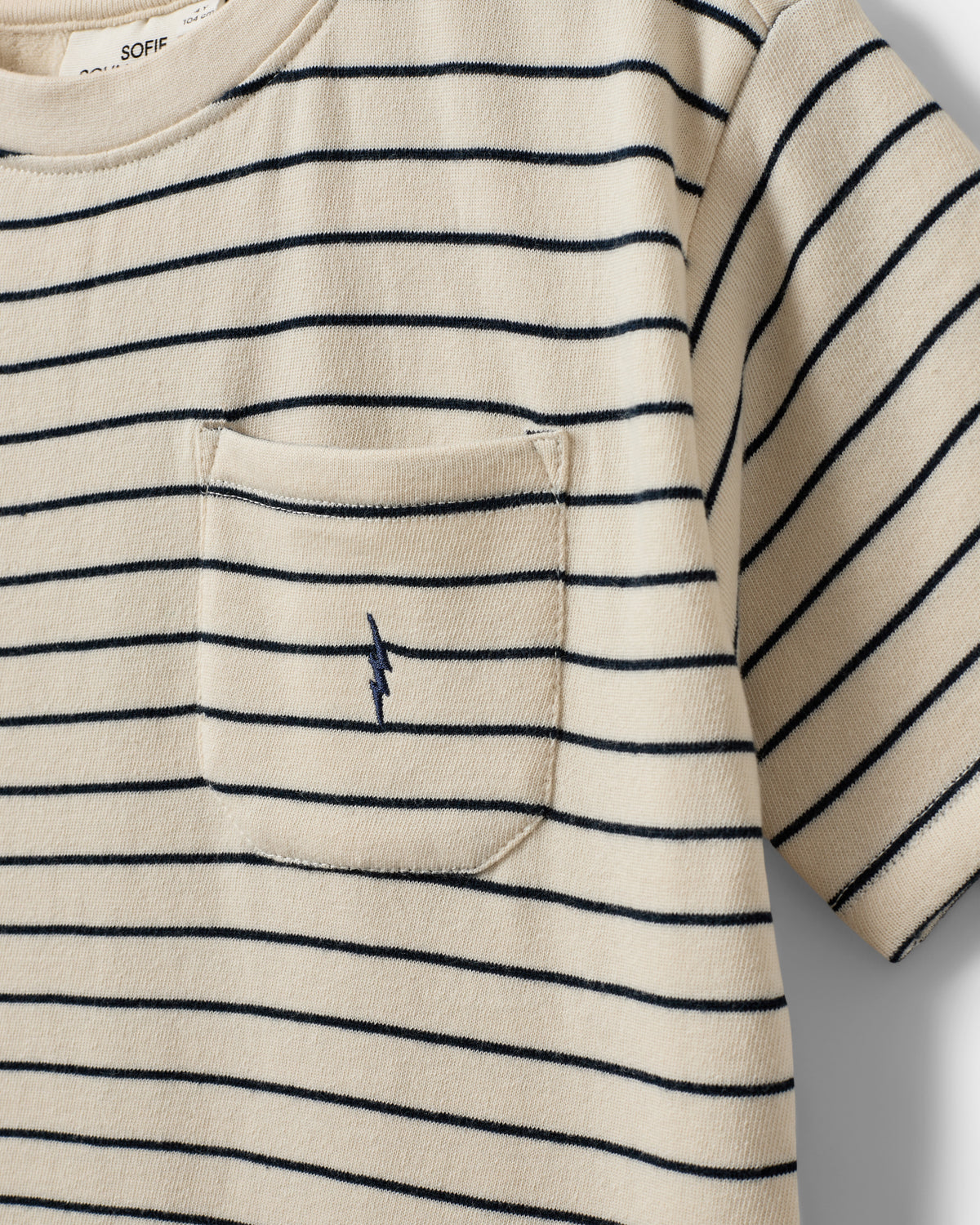 Sofie Schnoor KIDS BARRYSK T-SHIRT T-shirt 0149 Antique White w Blue