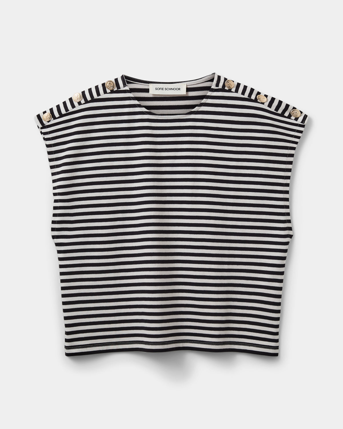 Sofie Schnoor WOMEN BAYSW T-SHIRT T-shirt 1017 Black striped