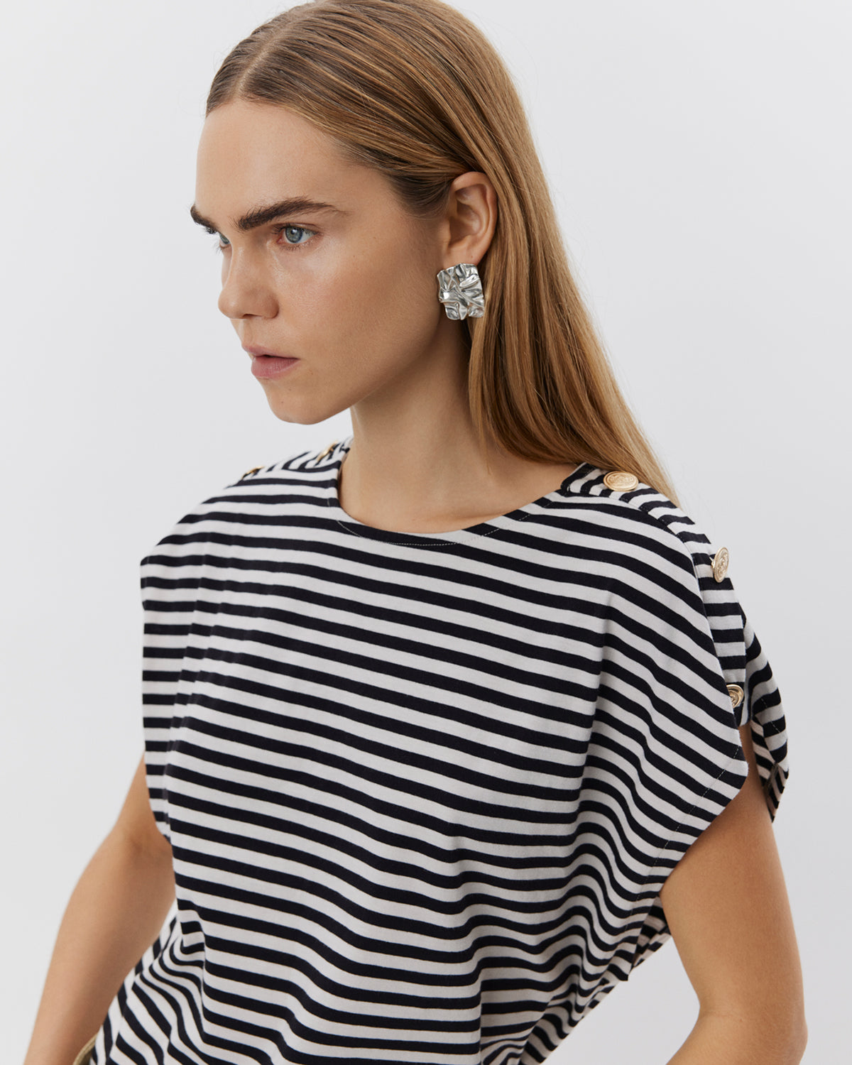 Sofie Schnoor WOMEN BAYSW T-SHIRT T-shirt 1017 Black striped