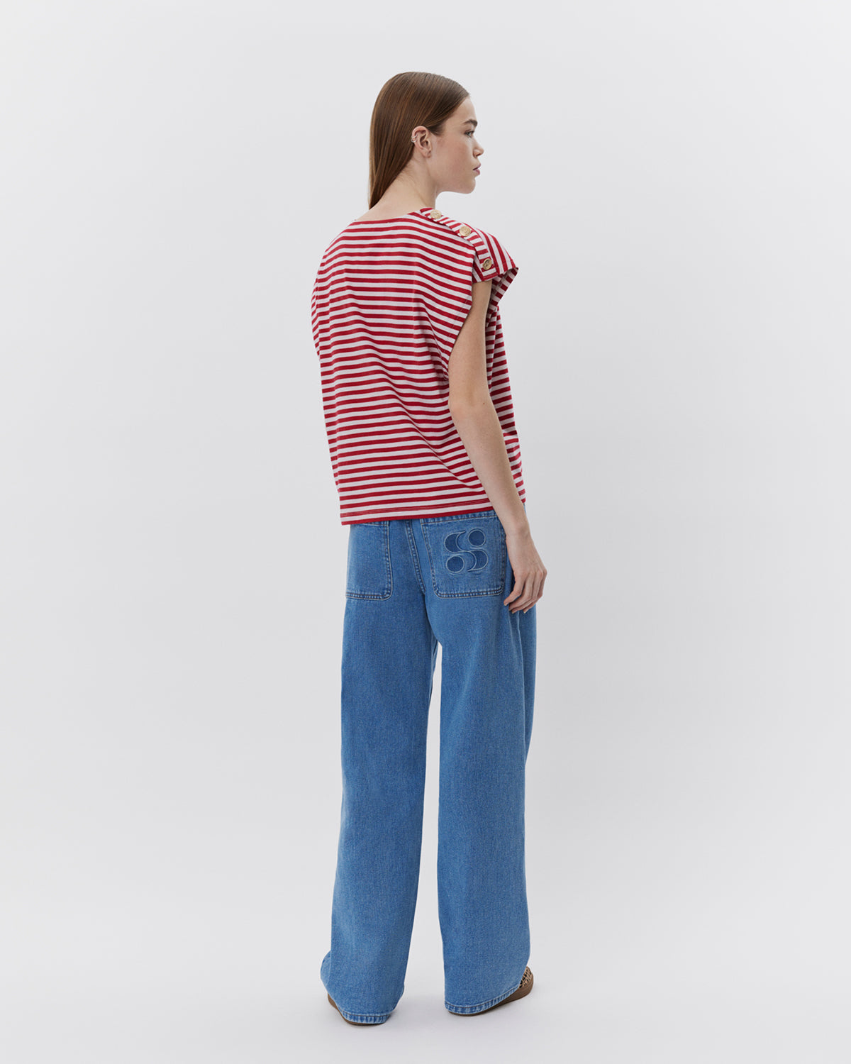 Sofie Schnoor WOMEN BAYSW T-SHIRT T-shirt 4139 Red Striped