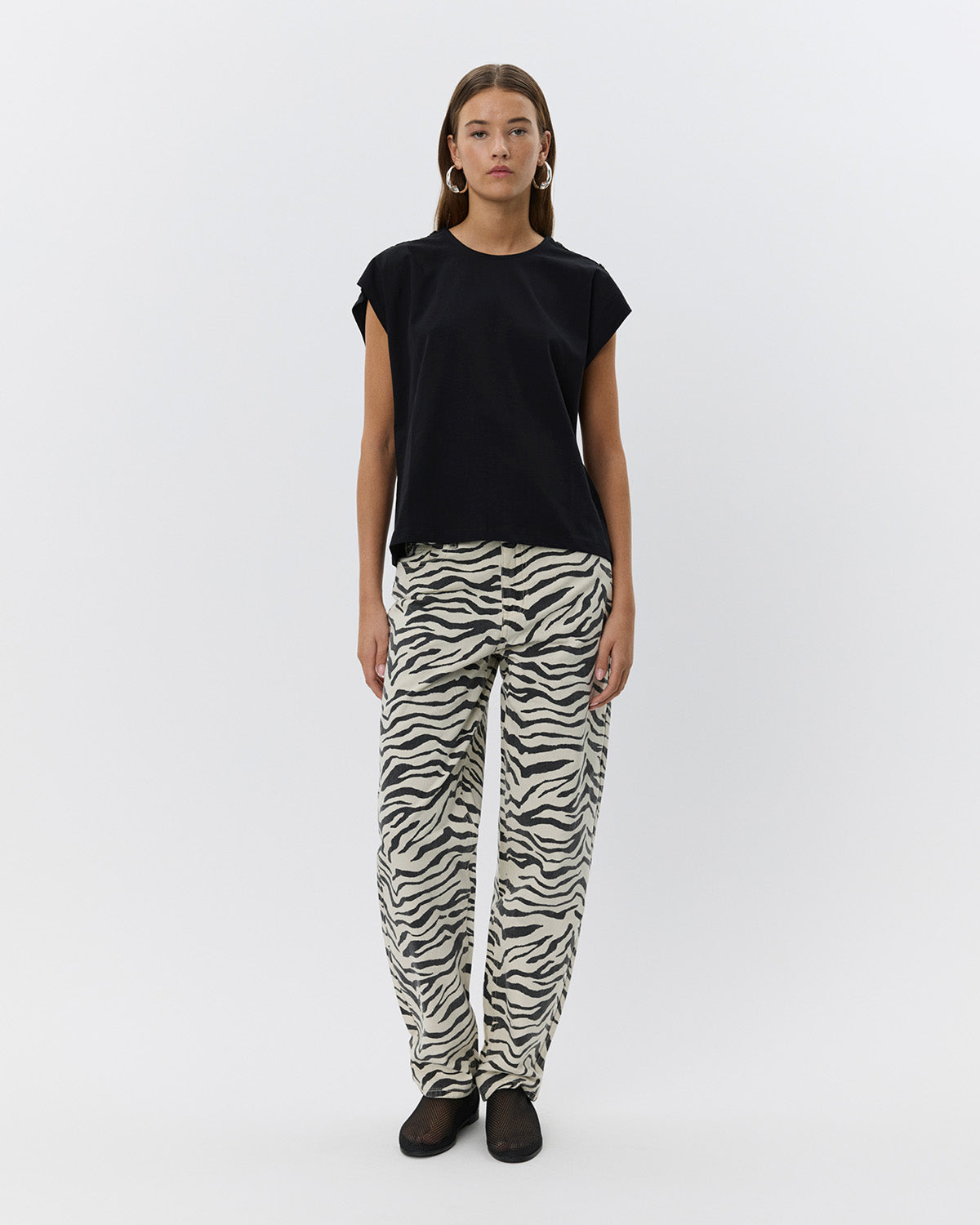 Sofie Schnoor WOMEN BAYSW T-SHIRT T-shirt 1008 Black w silver