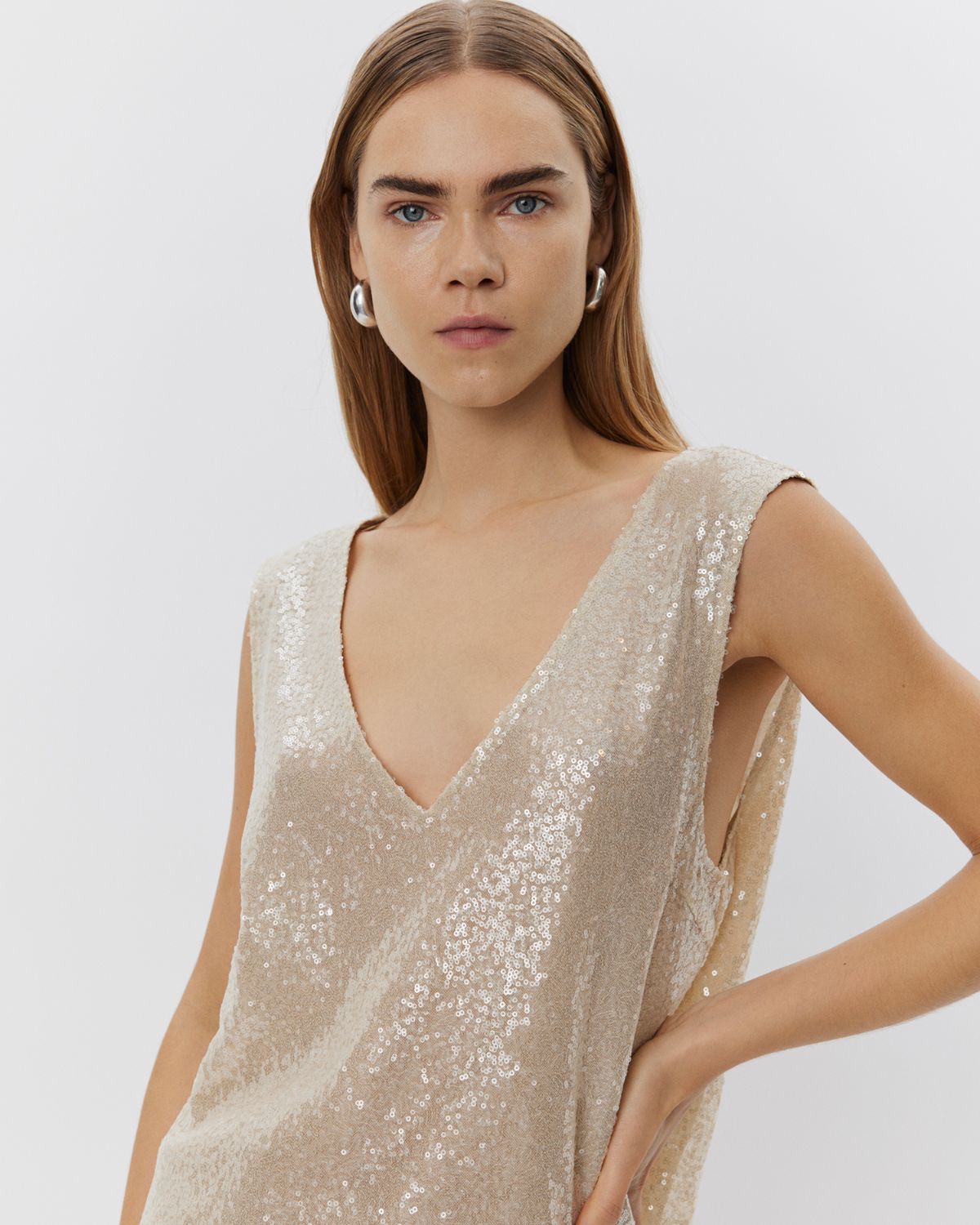 Sofie Schnoor WOMEN BEATASW TOP Top 7015 Beige