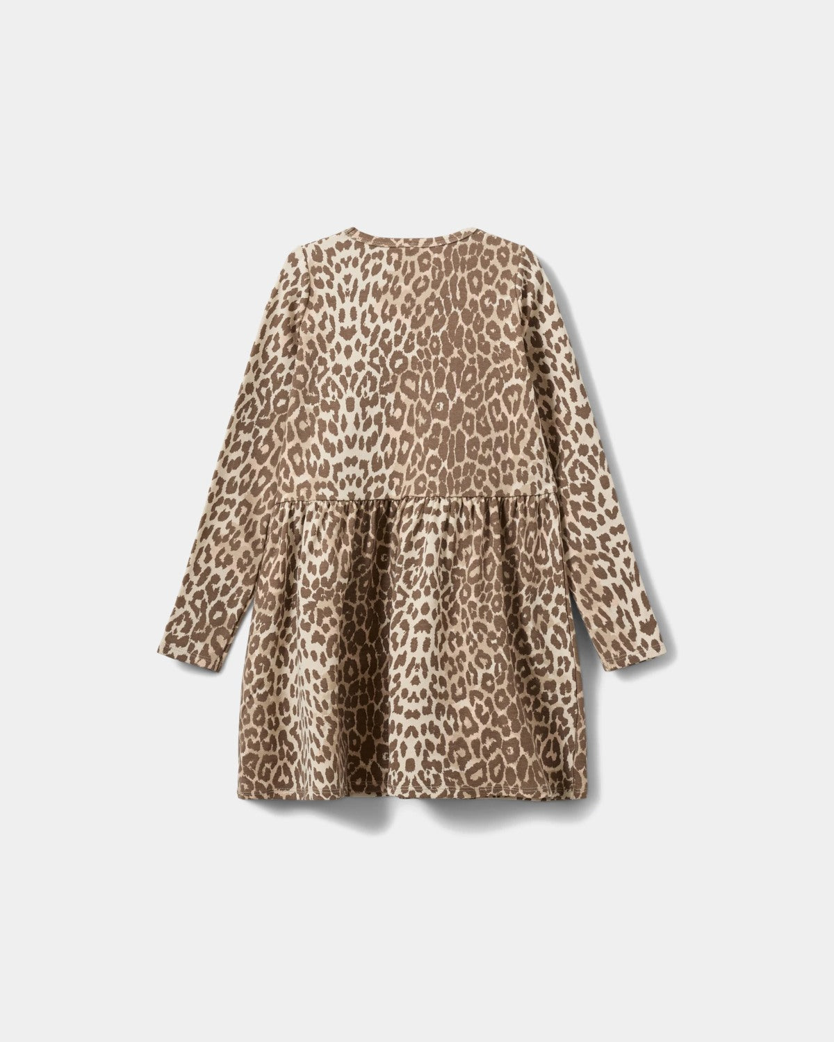 Sofie Schnoor KIDS BERRAKB KJOLE Kjole 9137 AOP Beige Leopard