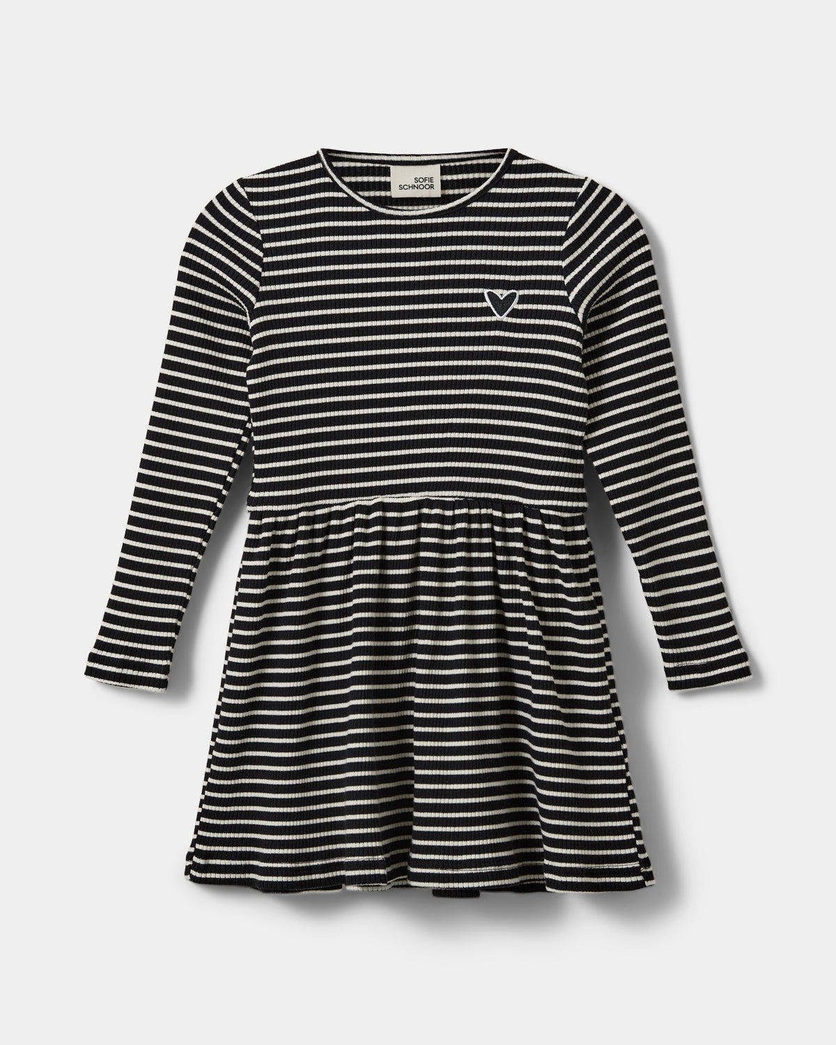 Sofie Schnoor KIDS BERRASK KJOLE Kjole 1017 Black striped