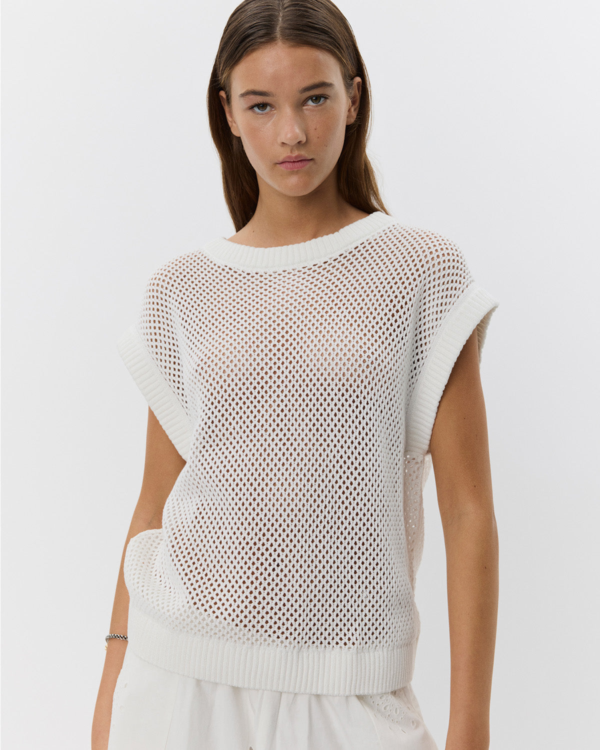 Sofie Schnoor WOMEN BETTYSW VEST Vest 0153 Cream