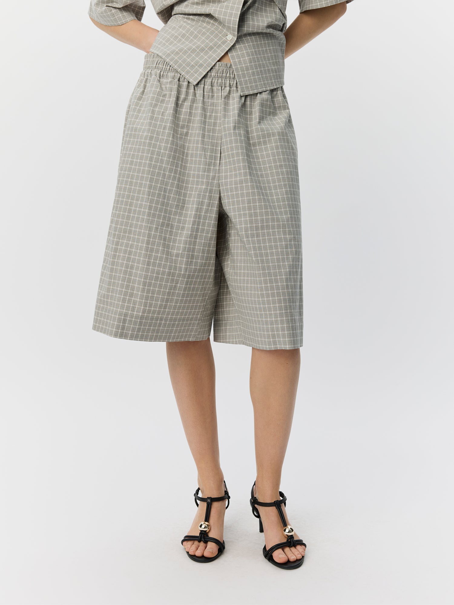 Sofie Schnoor WOMEN BLAIRSW BERMUDA SHORTS Shorts 8040 Grey check