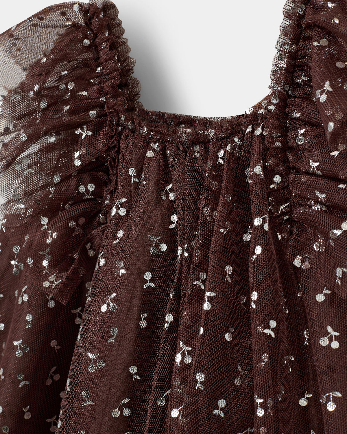Sofie Schnoor KIDS BLOSSOMSB DRESS Dress 7052 Brown