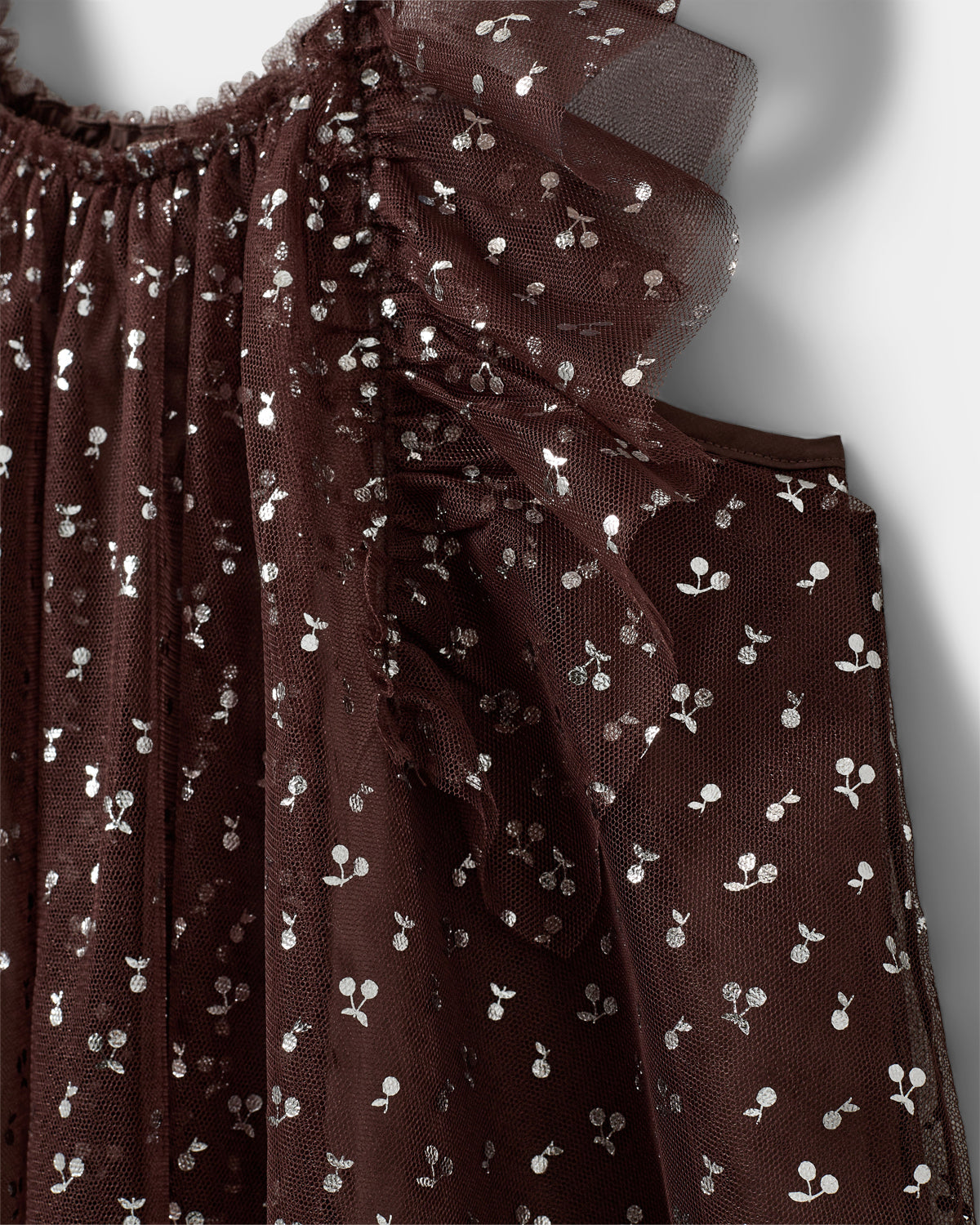 Sofie Schnoor KIDS BLOSSOMSK DRESS Dress 7052 Brown