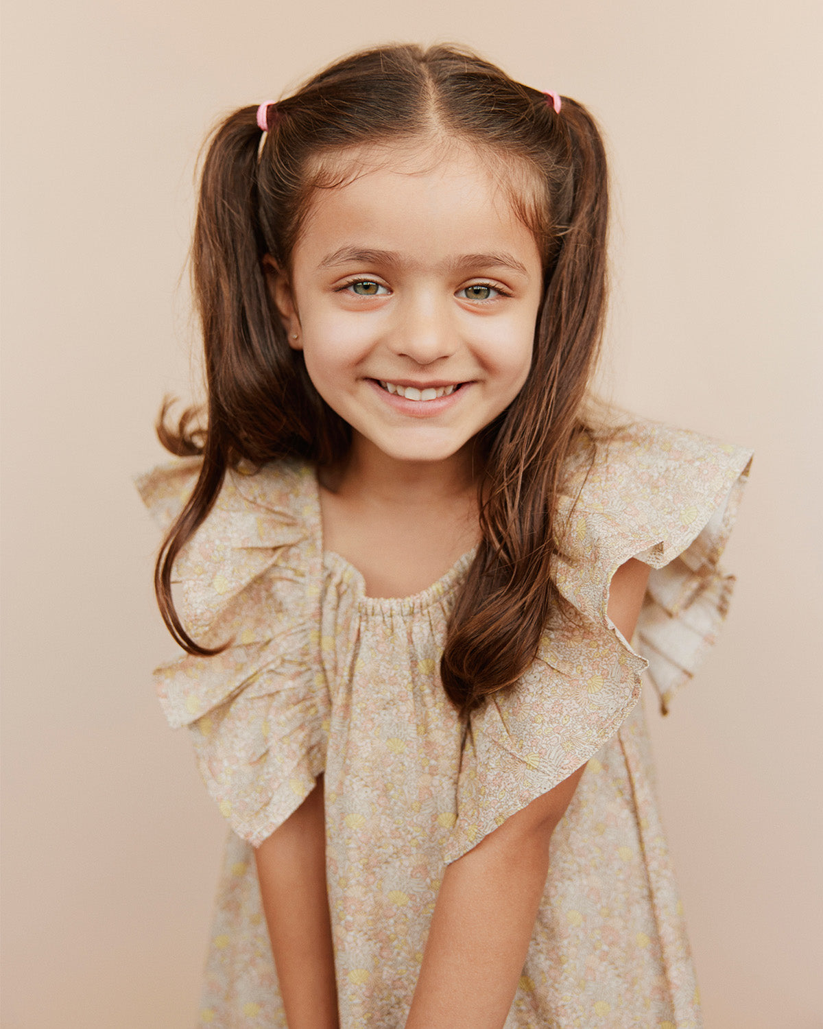 Sofie Schnoor KIDS BLOSSOMSK KJOLE Kjole 4116 Rose w Yellow