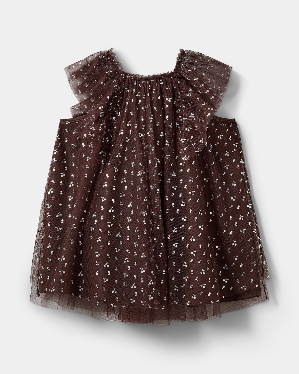 Sofie Schnoor KIDS BLOSSOMSK KJOLE Kjole 7052 Brown