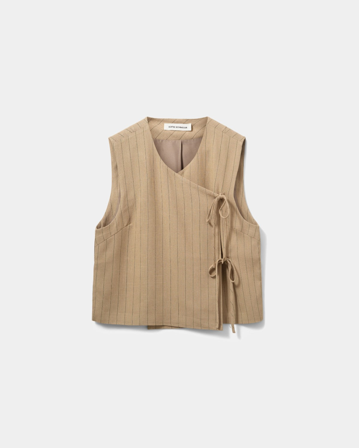 Sofie Schnoor WOMEN CAILINSW VEST Vest 7118 Light Brown Striped