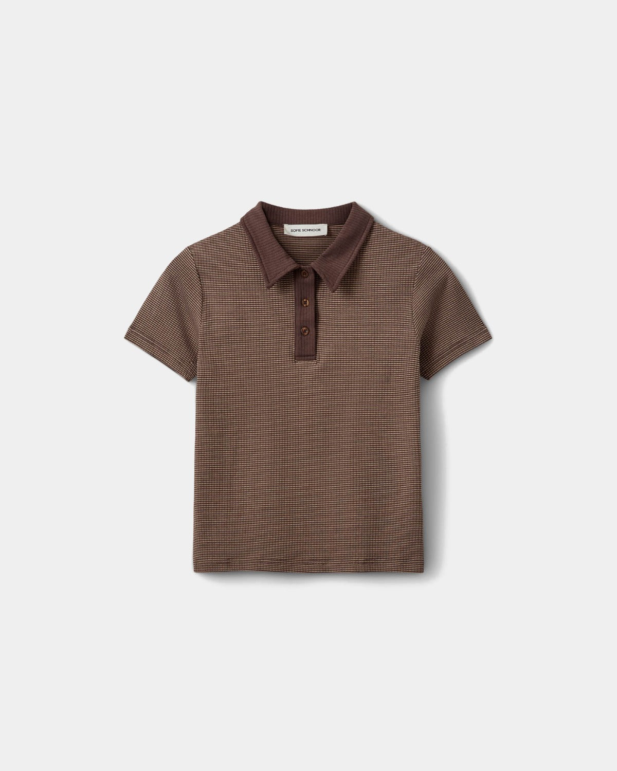 Sofie Schnoor WOMEN CALISTASW POLO T-SHIRT T-shirt 7113 Brown Striped