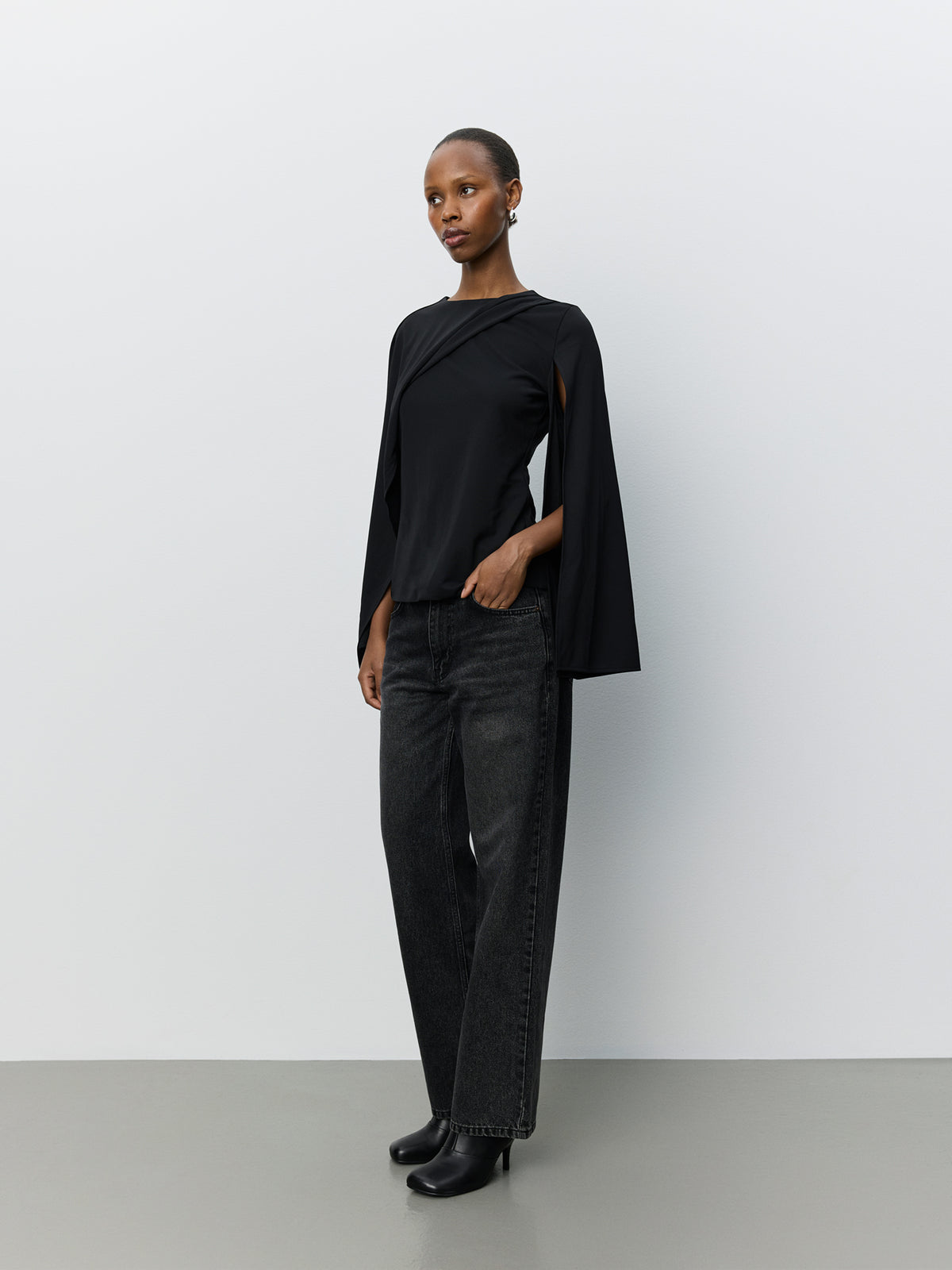Sofie Schnoor WOMEN CARANASW KAPPE-BLUSE Bluse 1000 Black