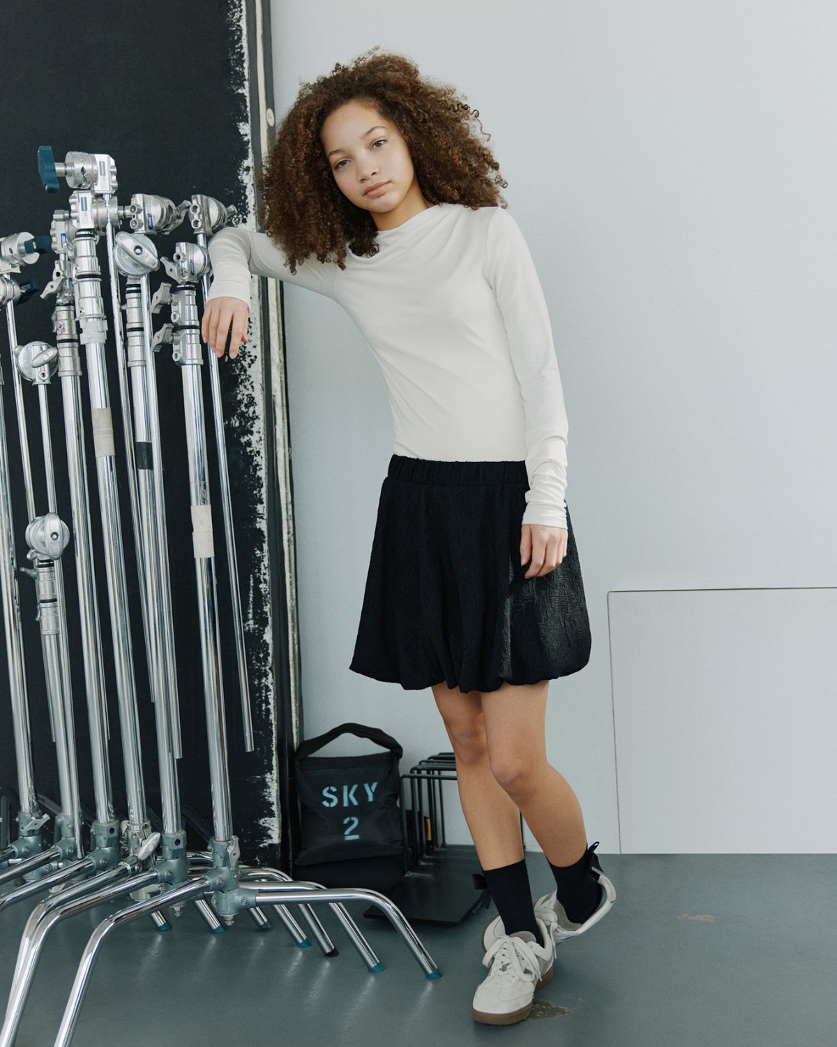 Sofie Schnoor YOUNG CARISY NEDERDEL Nederdel 1000 Black