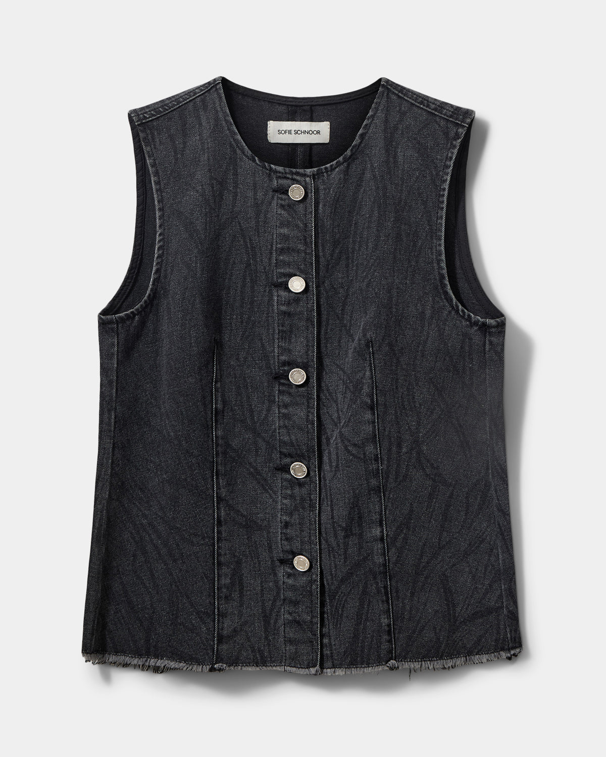 Sofie Schnoor WOMEN CARLASW VEST Vest 1015 Washed black