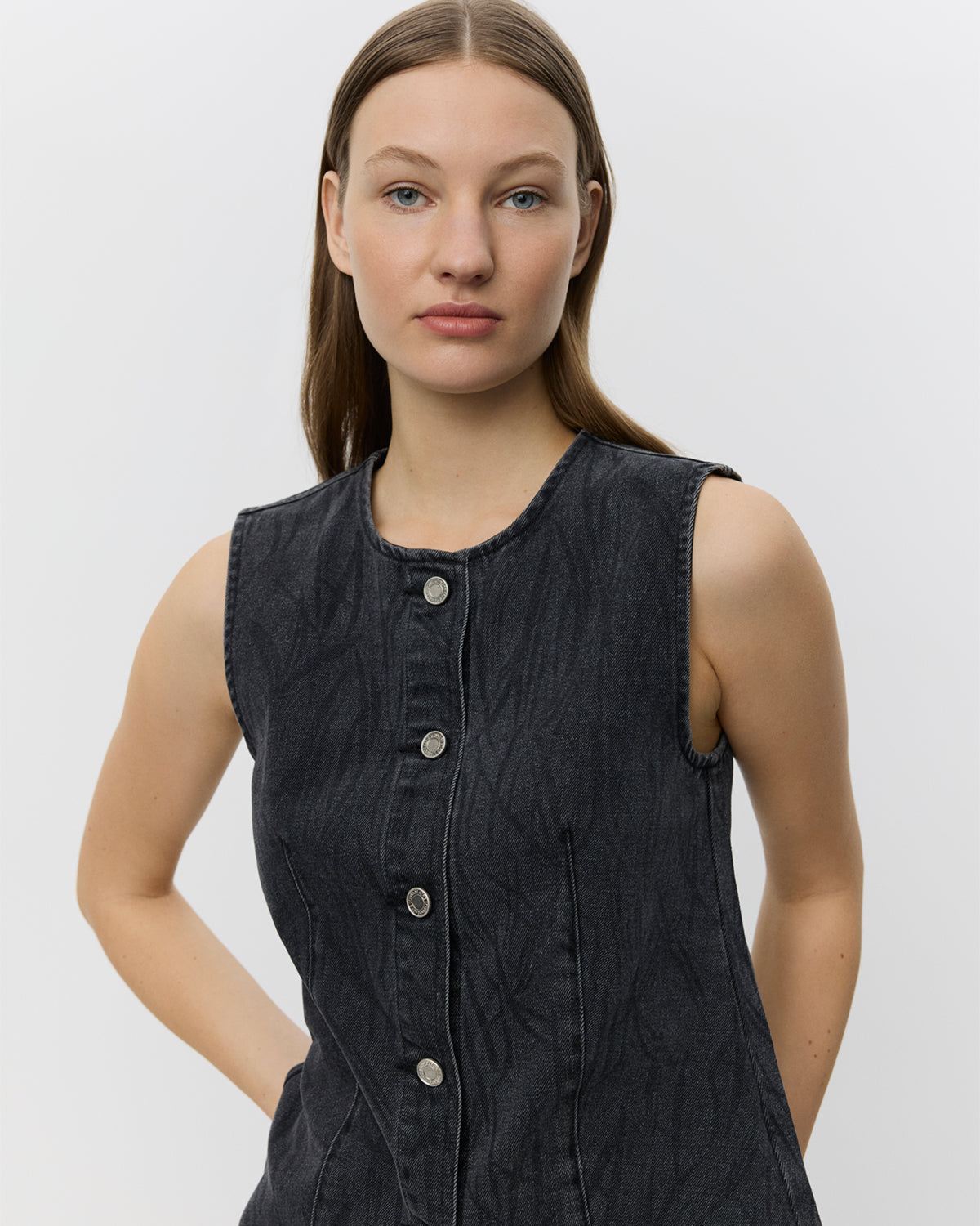 Sofie Schnoor WOMEN CARLASW VEST Vest 1015 Washed black