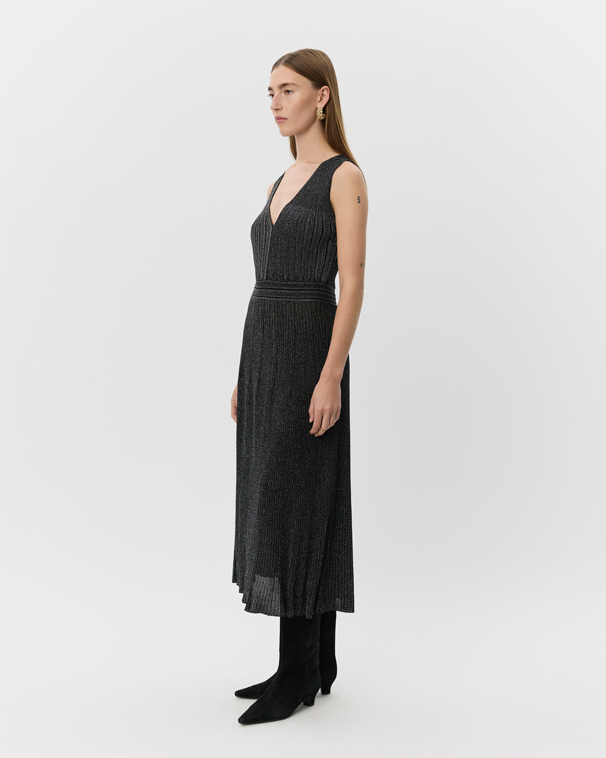 Sofie Schnoor WOMEN CELESTINESW KJOLE Kjole 1003 Black glitter