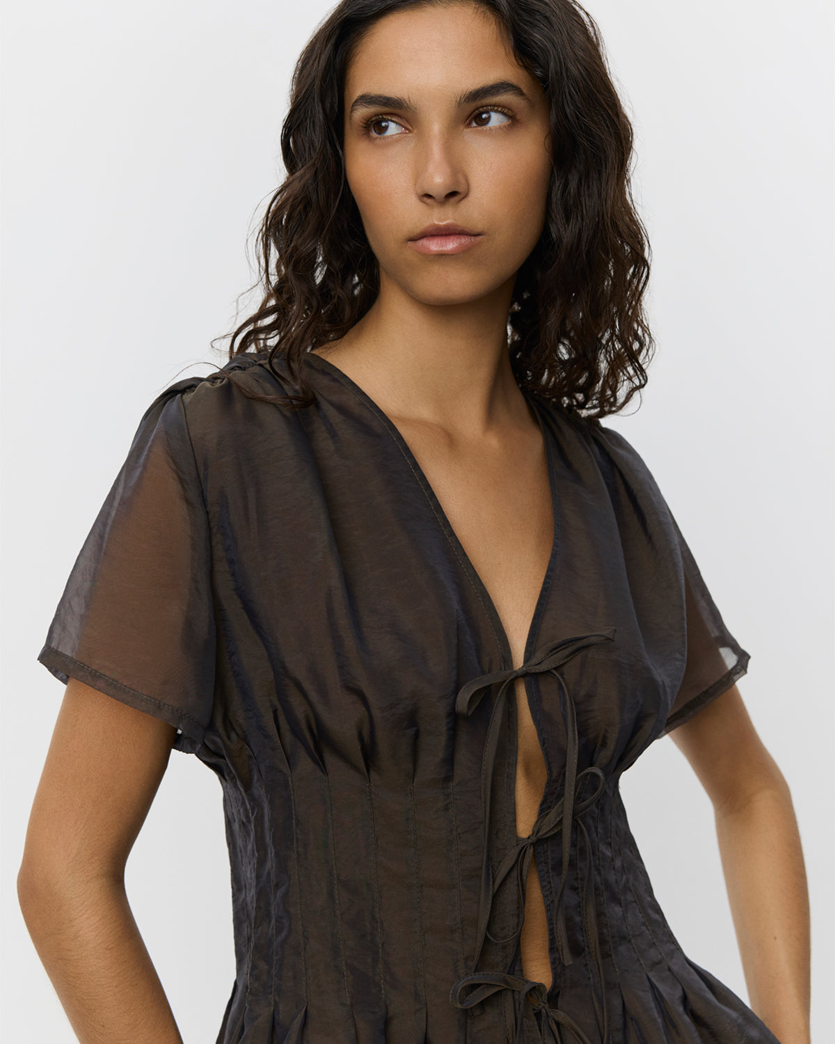 Sofie Schnoor WOMEN CENIASW SKJORTE Skjorte 7025 Dark brown