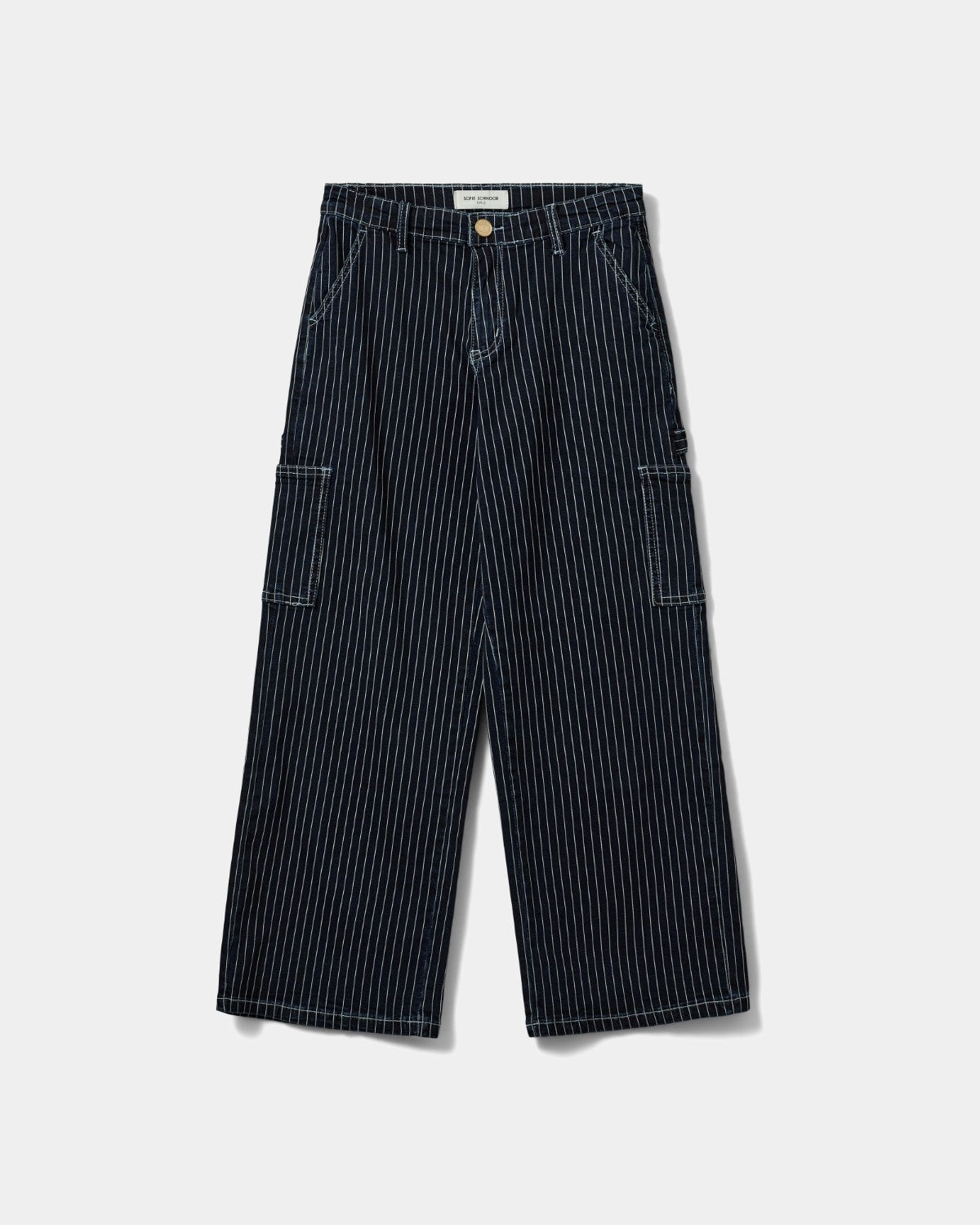 Sofie Schnoor YOUNG CIANNASY JEANS Jeans 5093 Dark Blue striped