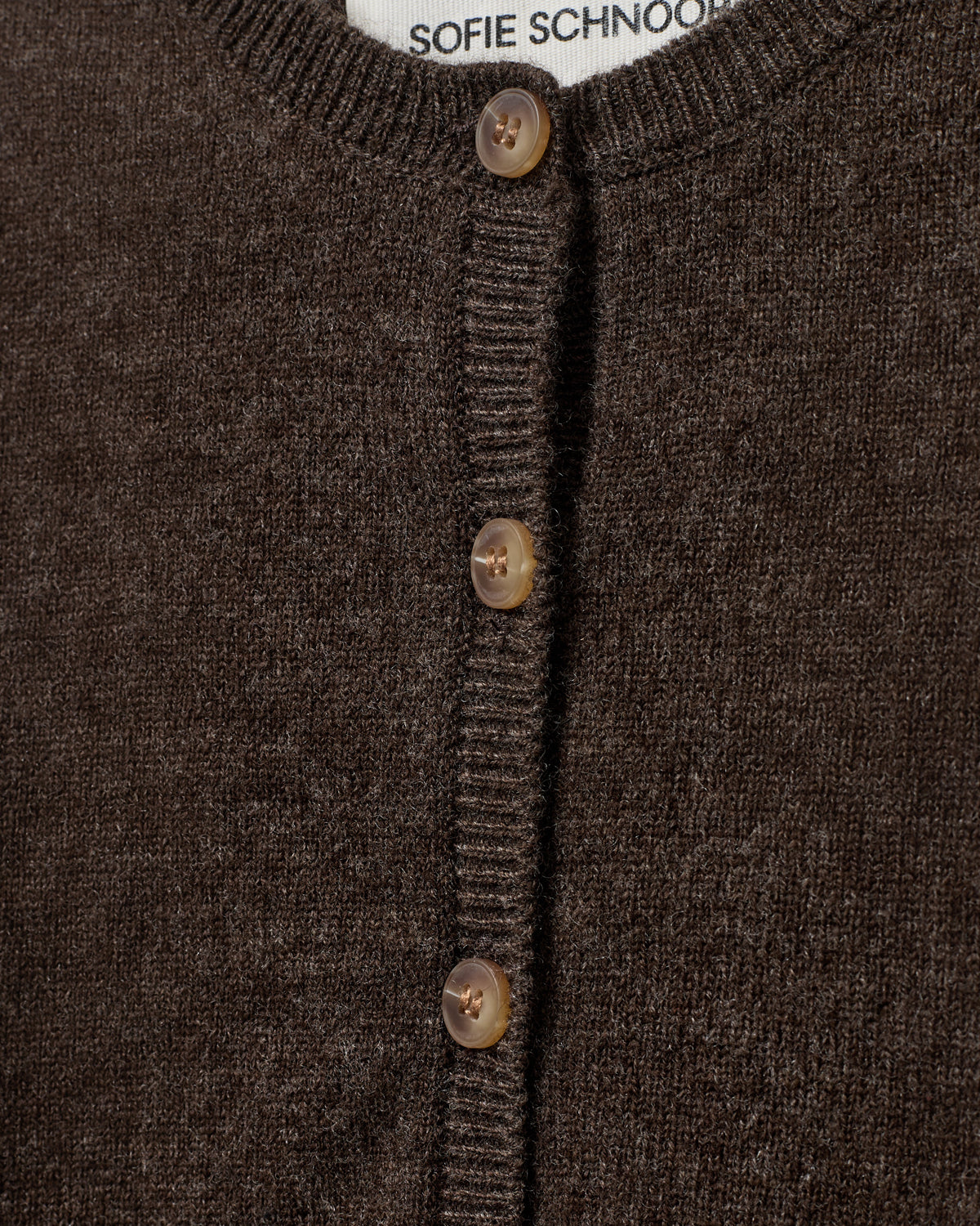 Sofie Schnoor KIDS CISSESB CARDIGAN Cardigan 7129 Brown Fudge