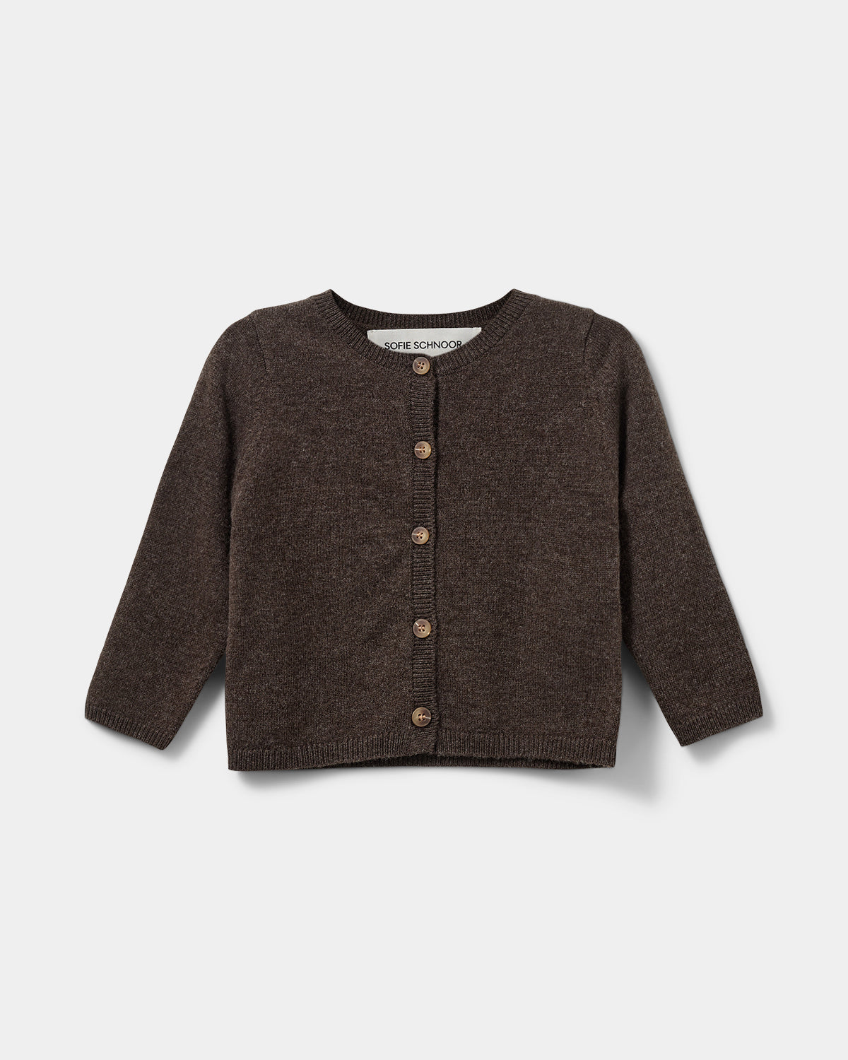 Sofie Schnoor KIDS CISSESB CARDIGAN Cardigan 7129 Brown Fudge
