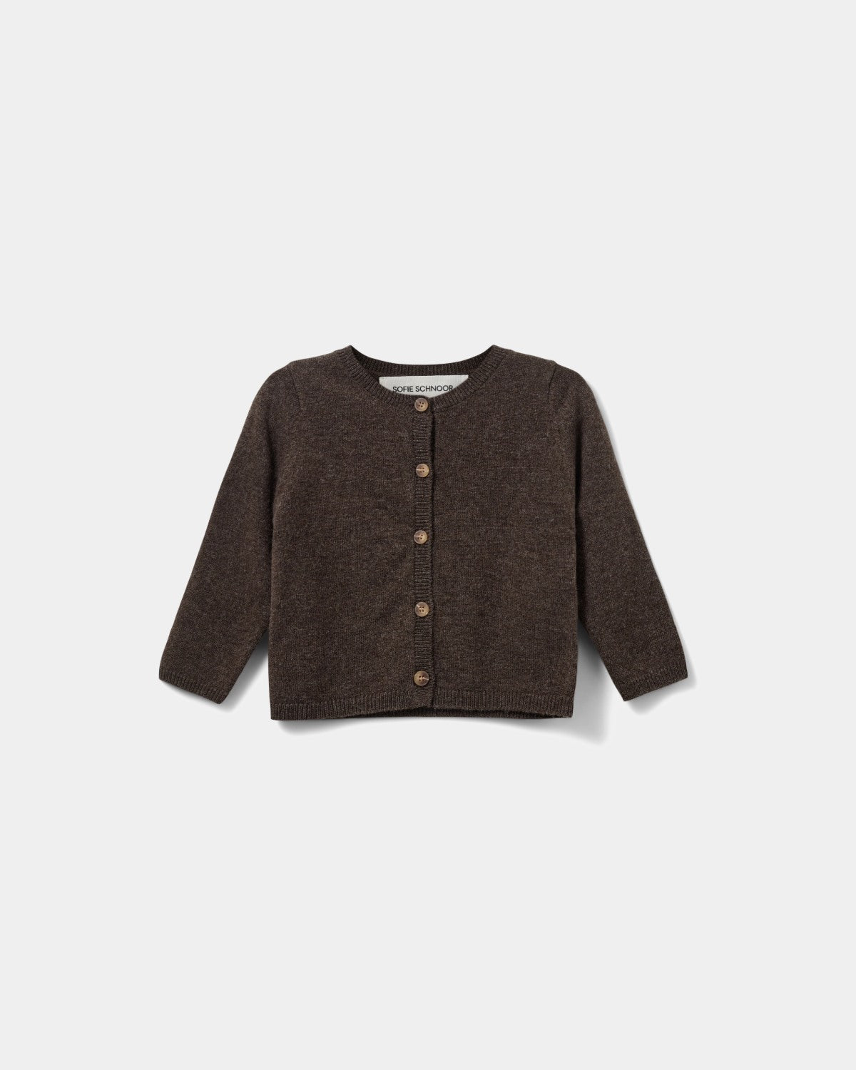 Sofie Schnoor KIDS CISSESB CARDIGAN Cardigan 7129 Brown Fudge