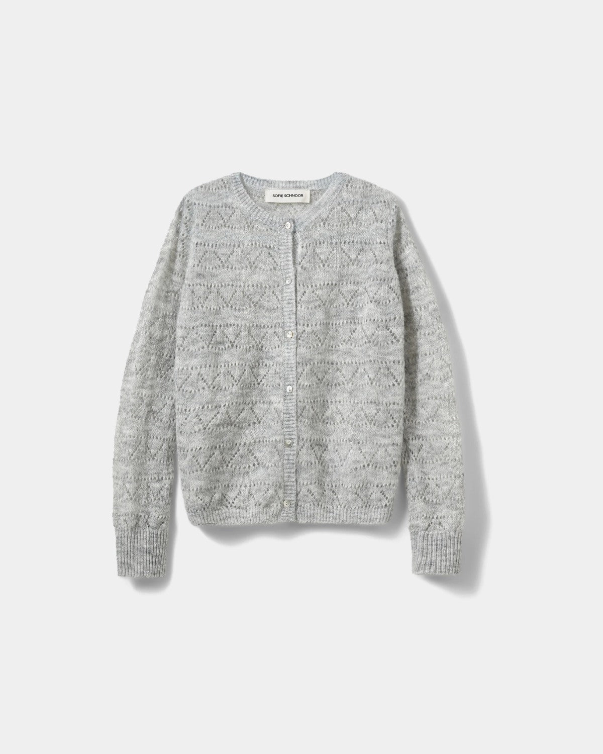 Sofie Schnoor YOUNG CISSESY CARDIGAN Cardigan 8000 Grey Melange