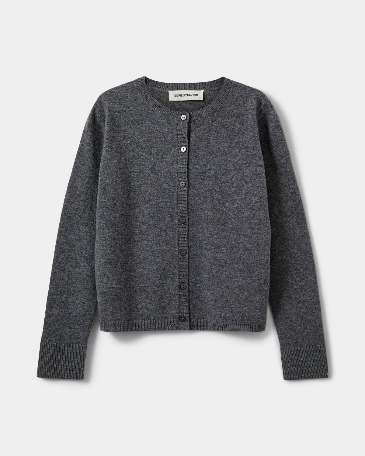 Sofie Schnoor YOUNG CISSESY CARDIGAN Cardigan 8011 Dark grey melange