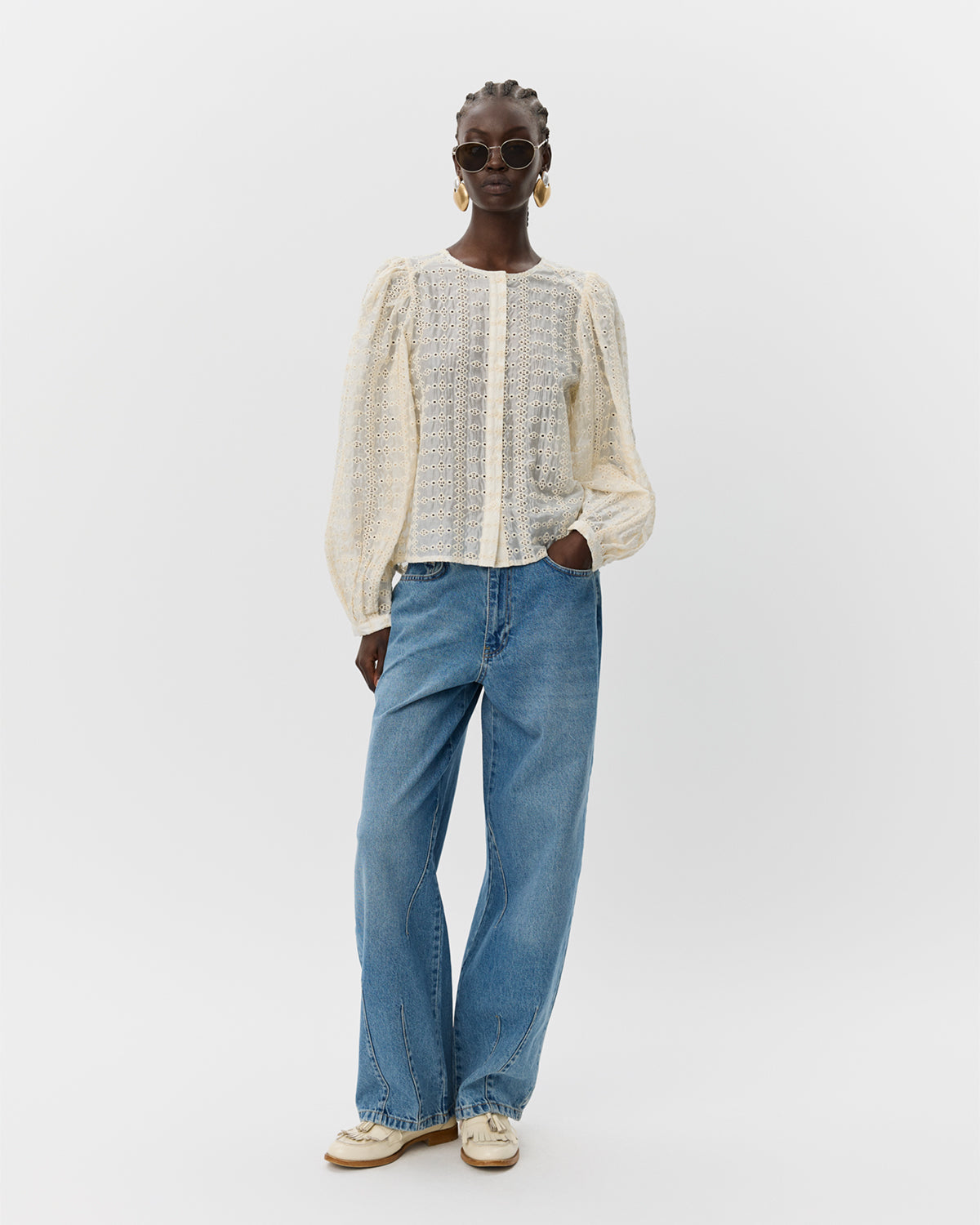 Sofie Schnoor WOMEN CORASW SHIRT Shirt 0101 Off white