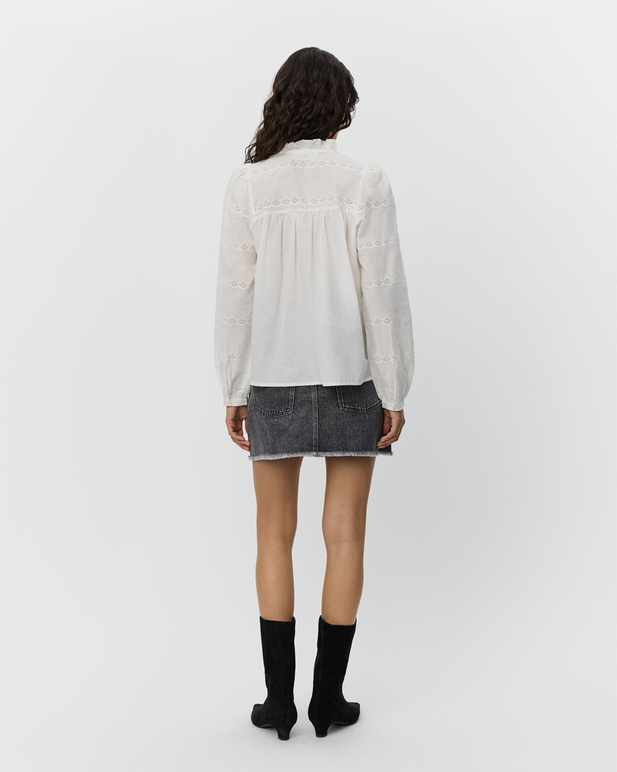 Sofie Schnoor WOMEN DAFNESW NEDERDEL Nederdel 1015 Washed black