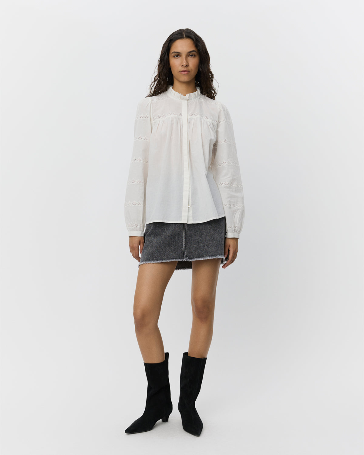Sofie Schnoor WOMEN DAGMARSW SHIRT Shirt 0124 Snow white