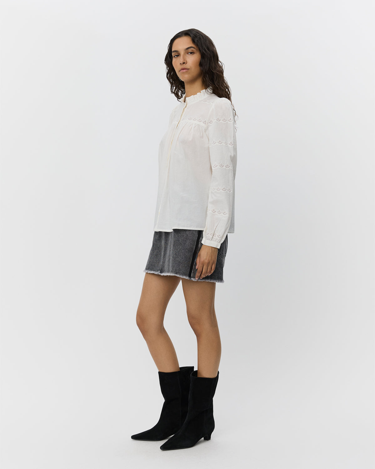 Sofie Schnoor WOMEN DAGMARSW SKJORTE Skjorte 0124 Snow white