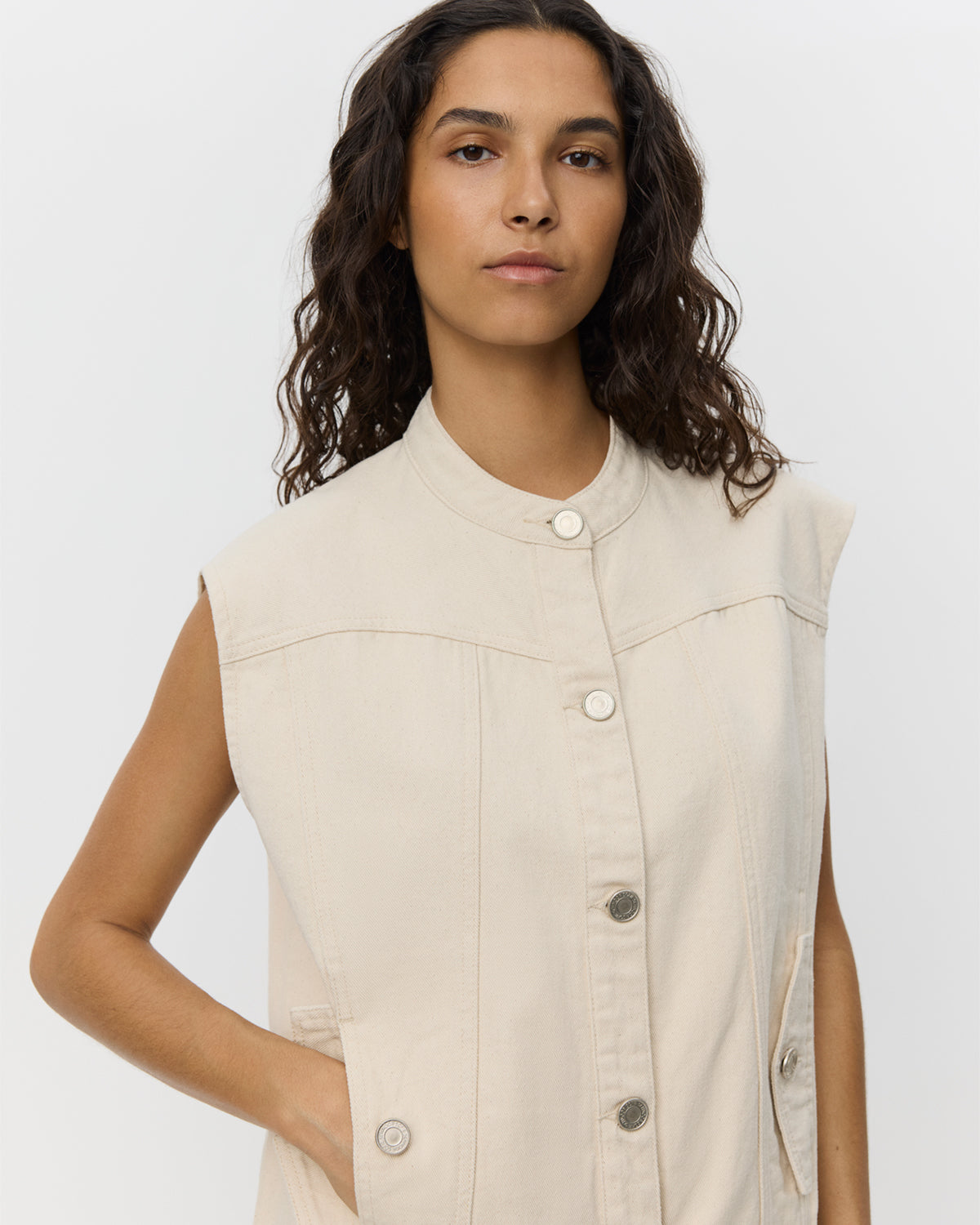 Sofie Schnoor WOMEN DANASW VEST Vest 0101 Off white