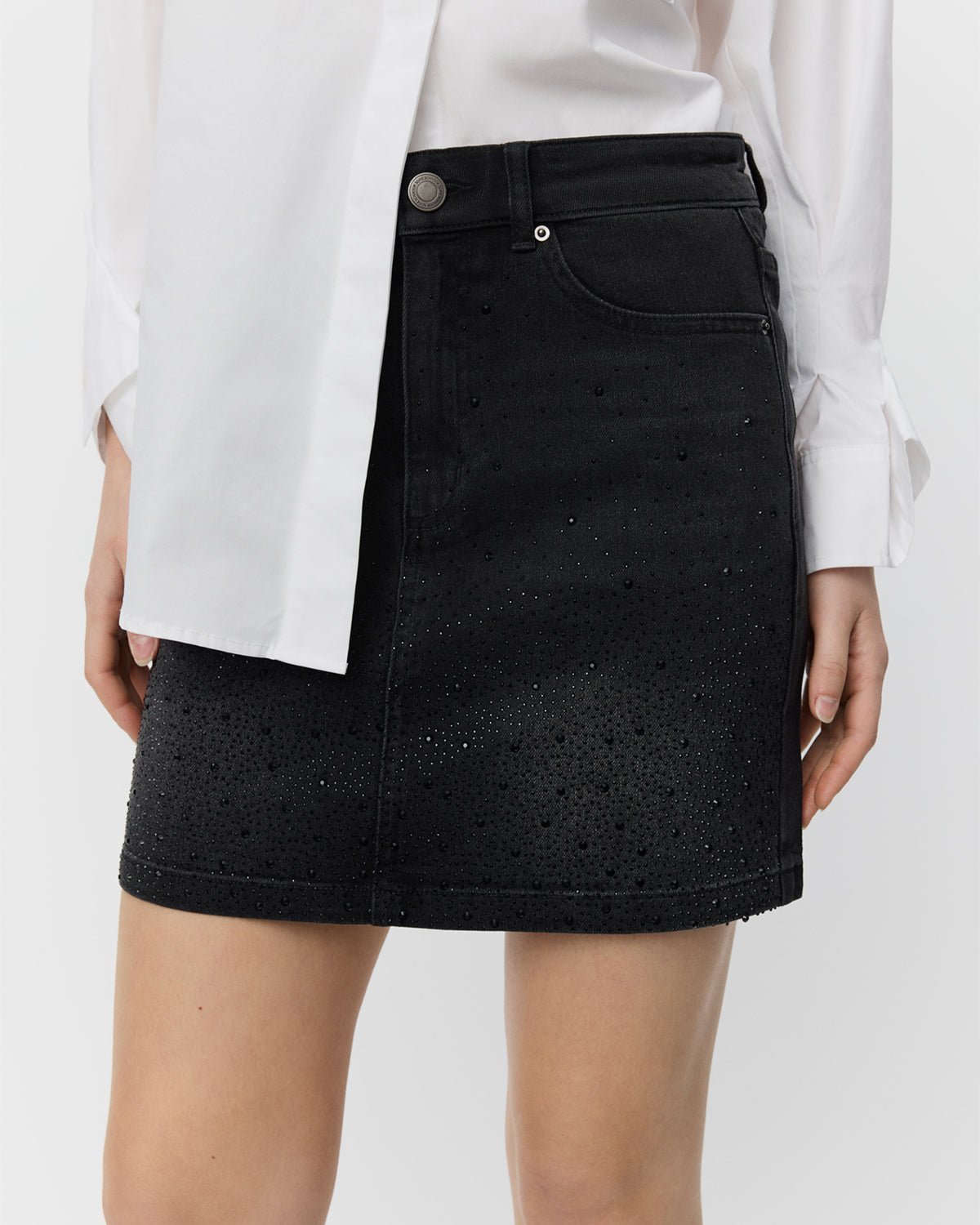 Sofie Schnoor WOMEN DANDYSW SKIRT Skirt 1015 Washed black