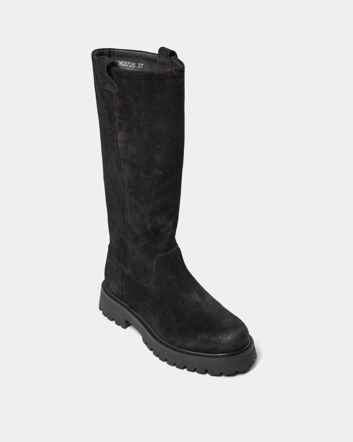 Sofie Schnoor WOMEN DITTESW LANG RUSKINDSSTØVLE Støvle 1000 Black